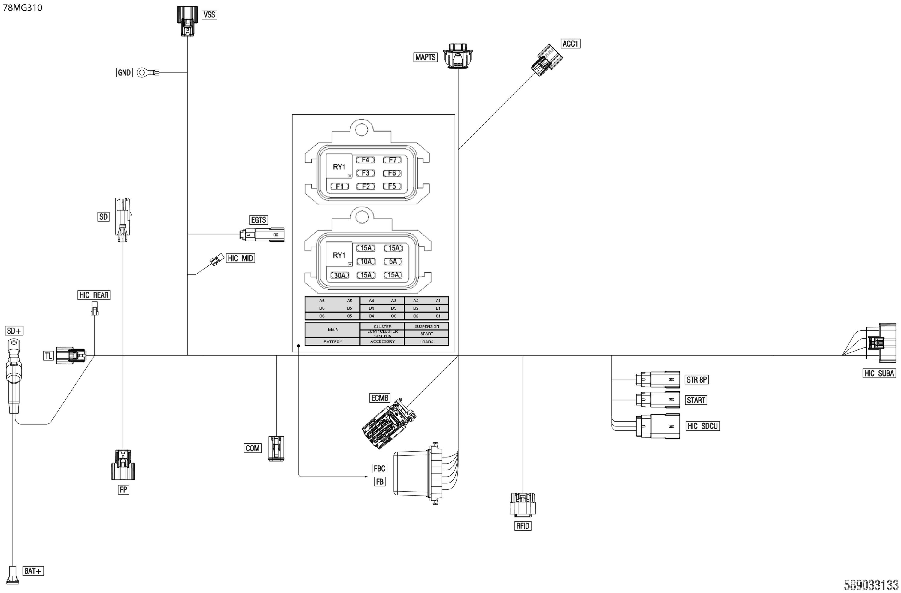 Electric - Main Harness - 515180070