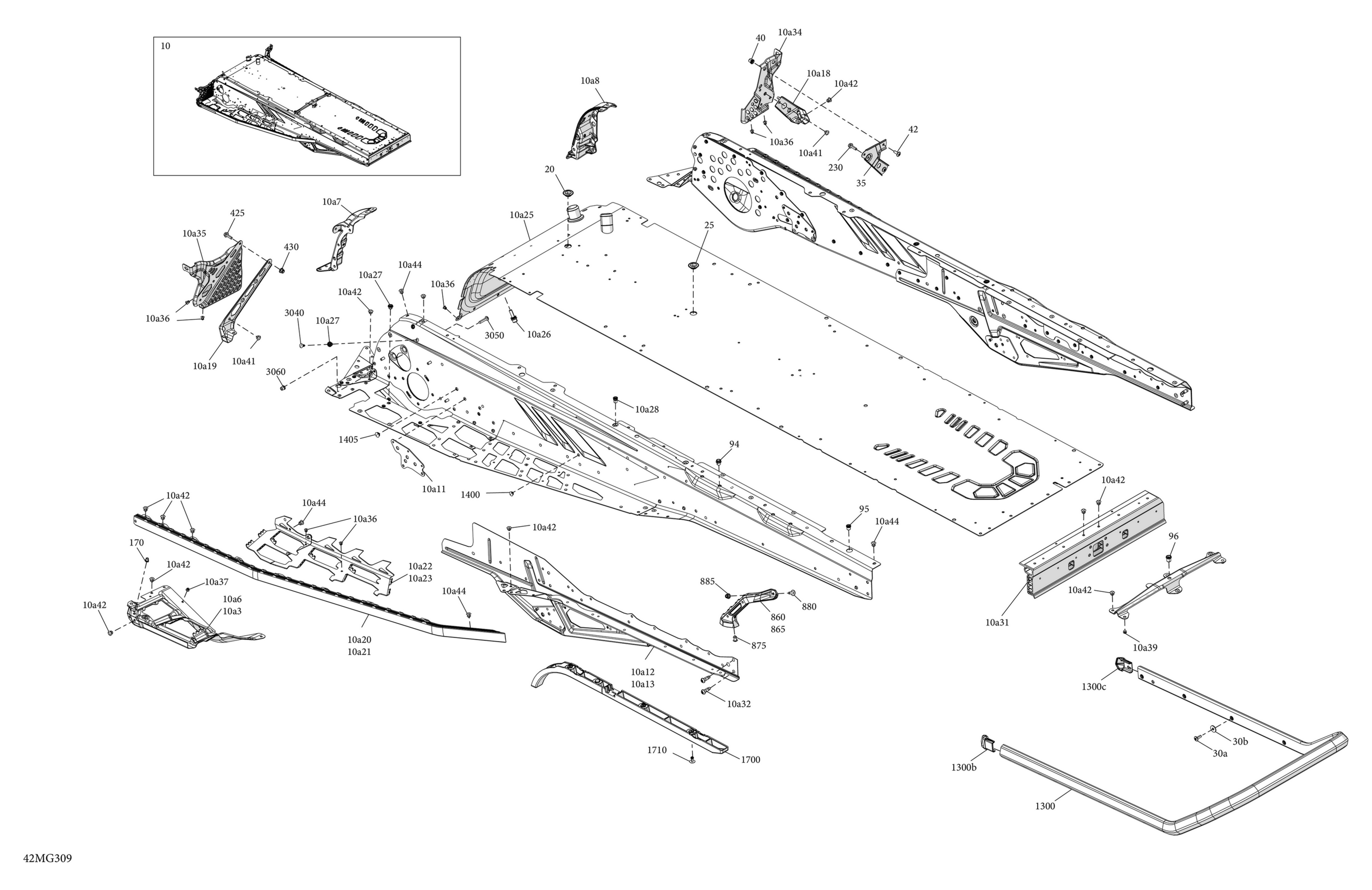 Схема узла: Frame - System - Rear Section