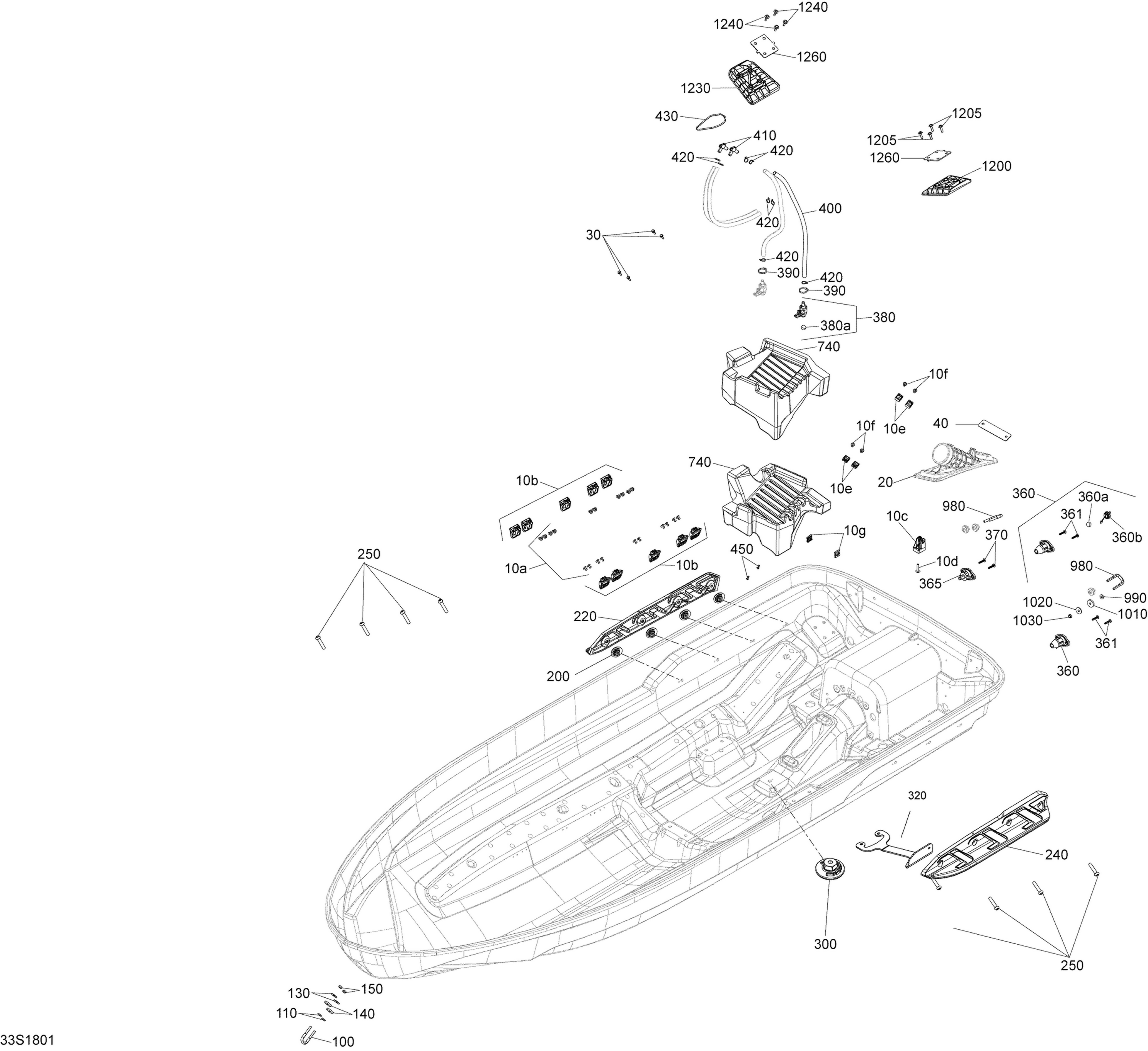 Схема узла: Hull RXT