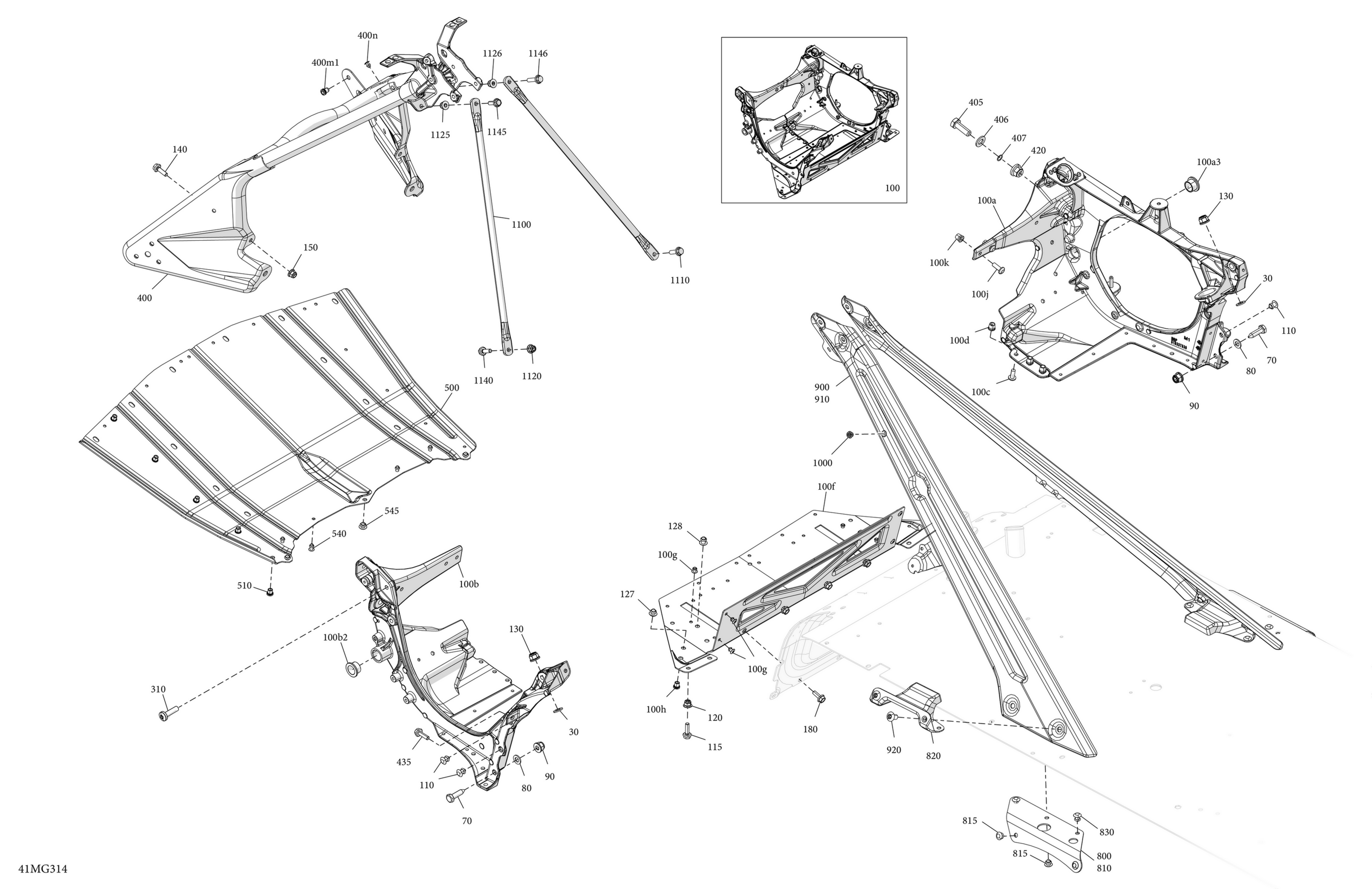 Схема узла: Frame - System - Front Section