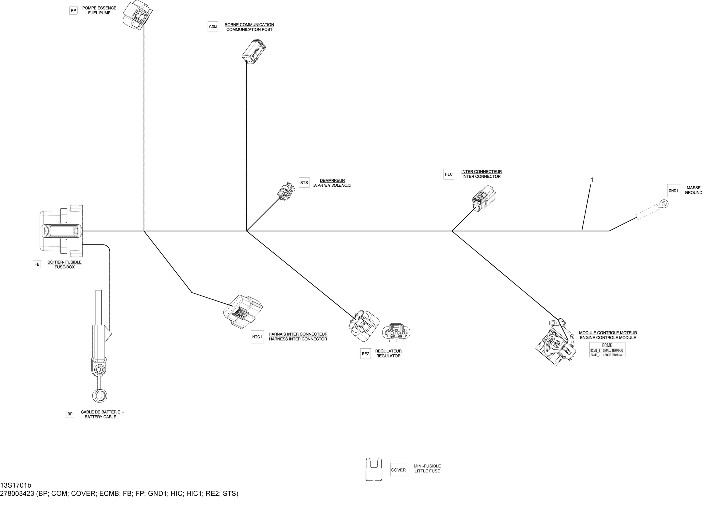 Main Harness - 278003423 - without iBR