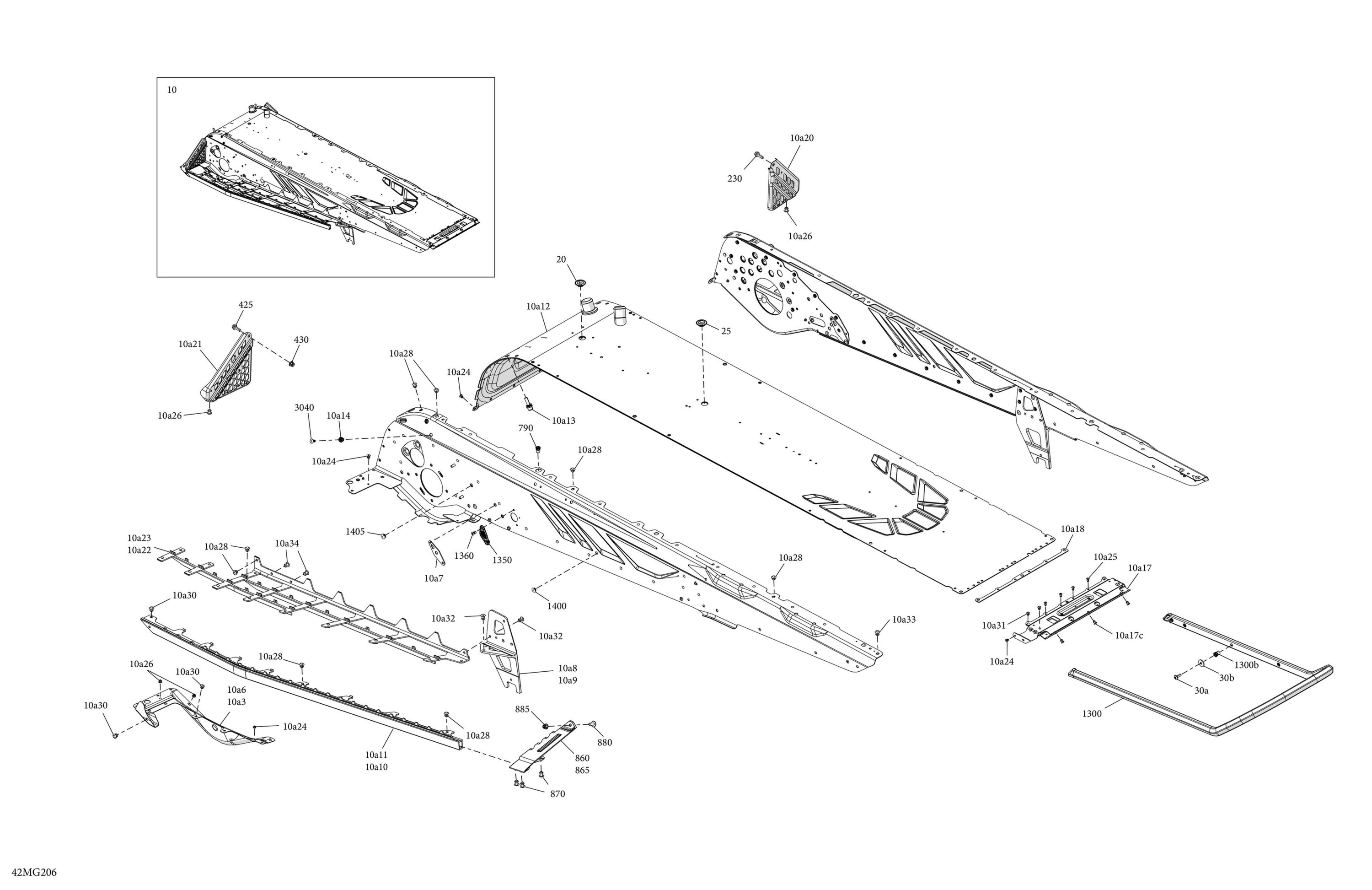 Схема узла: Frame - System - Rear Section