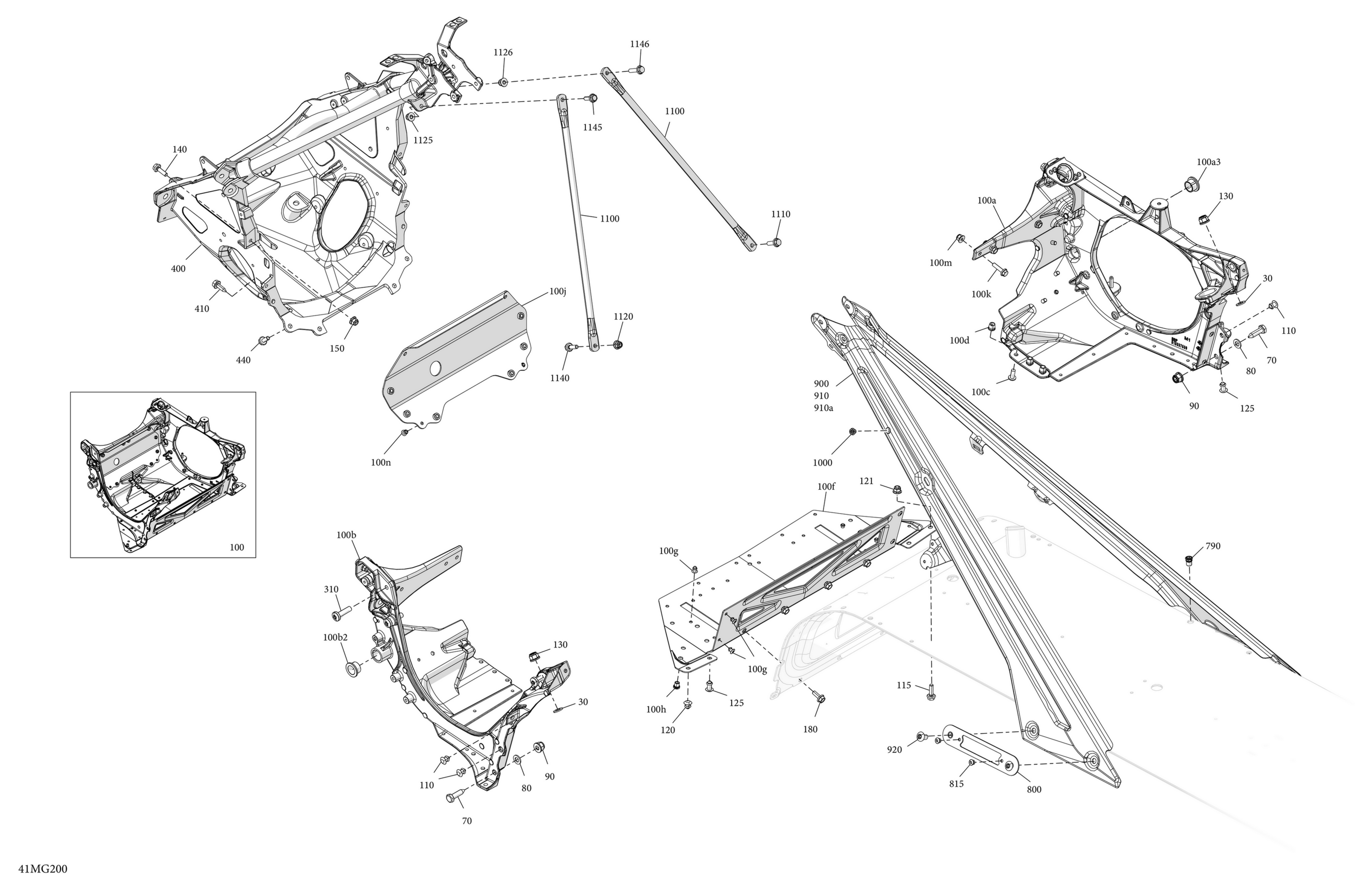 Схема узла: Frame - System - Front Section