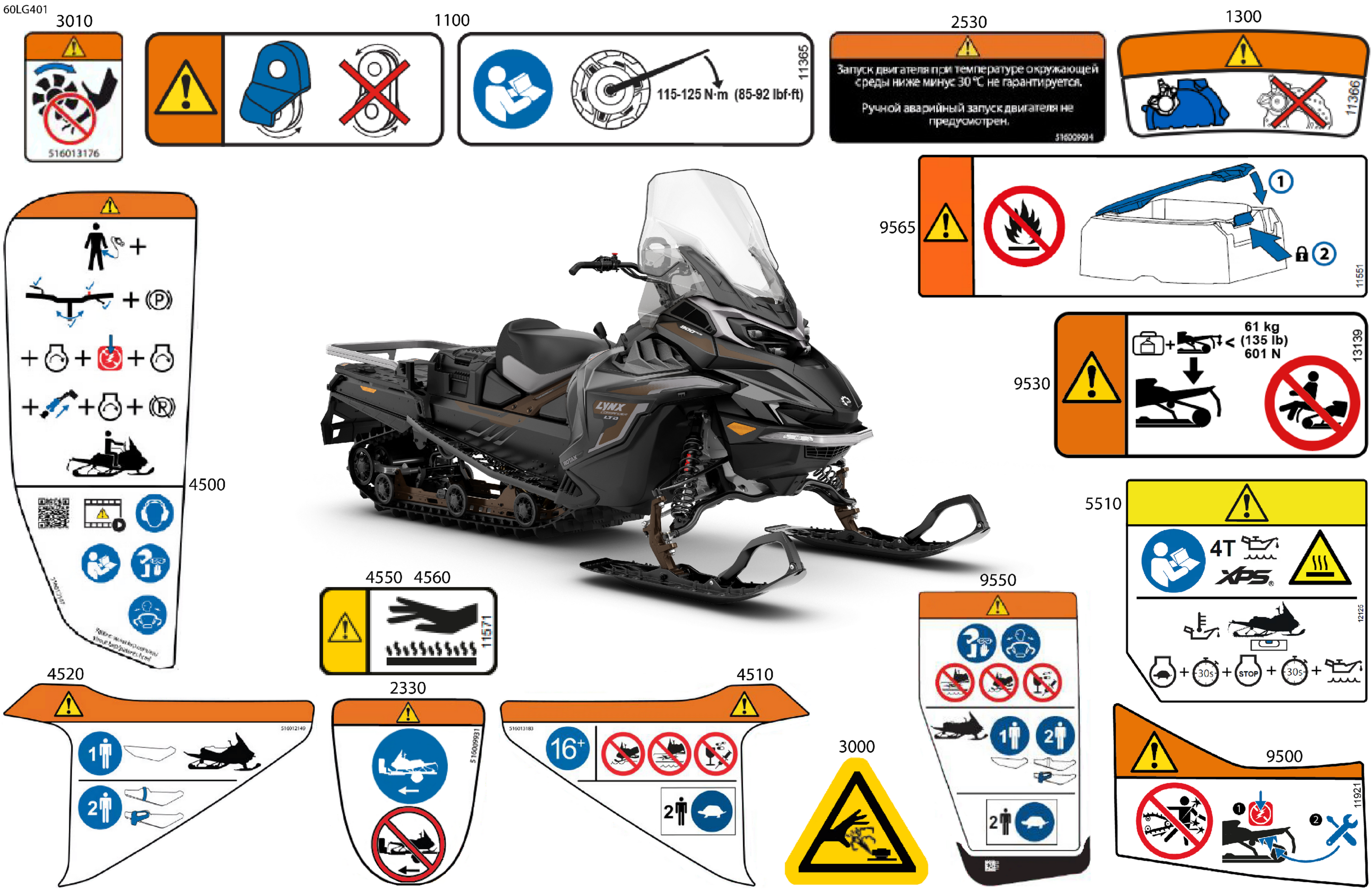Body - Warning Decals