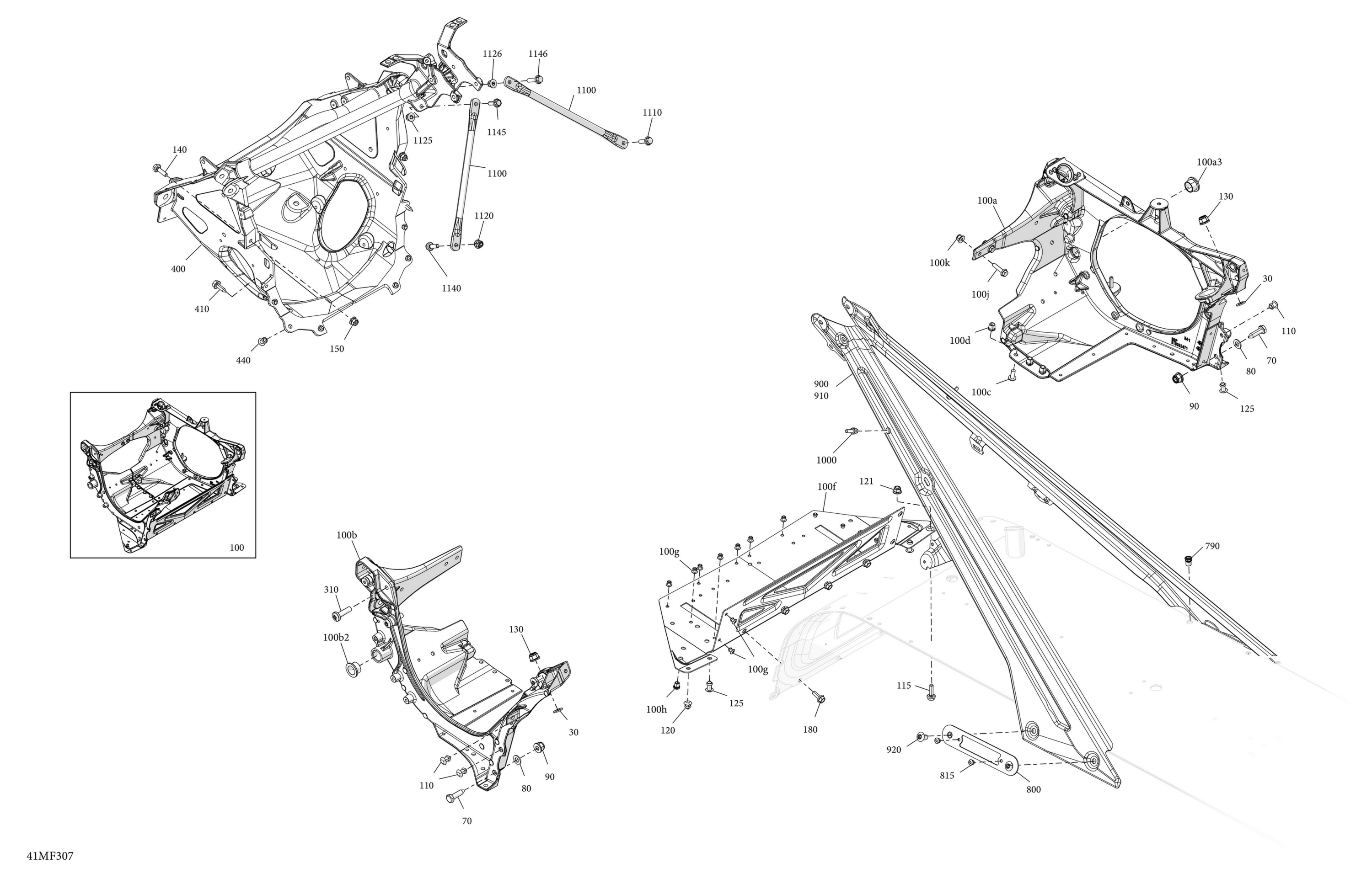 Схема узла: Frame - System - Front Section