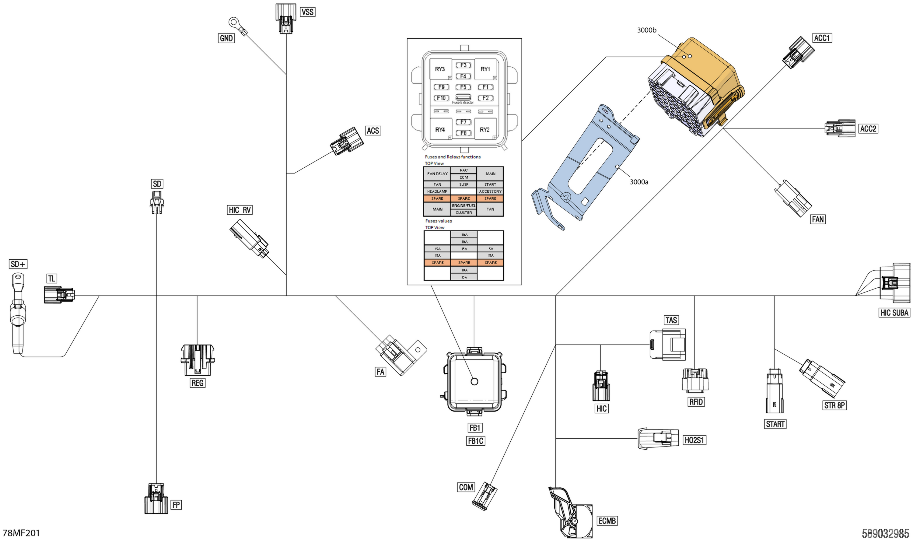 Electric - Main Harness - 515179343