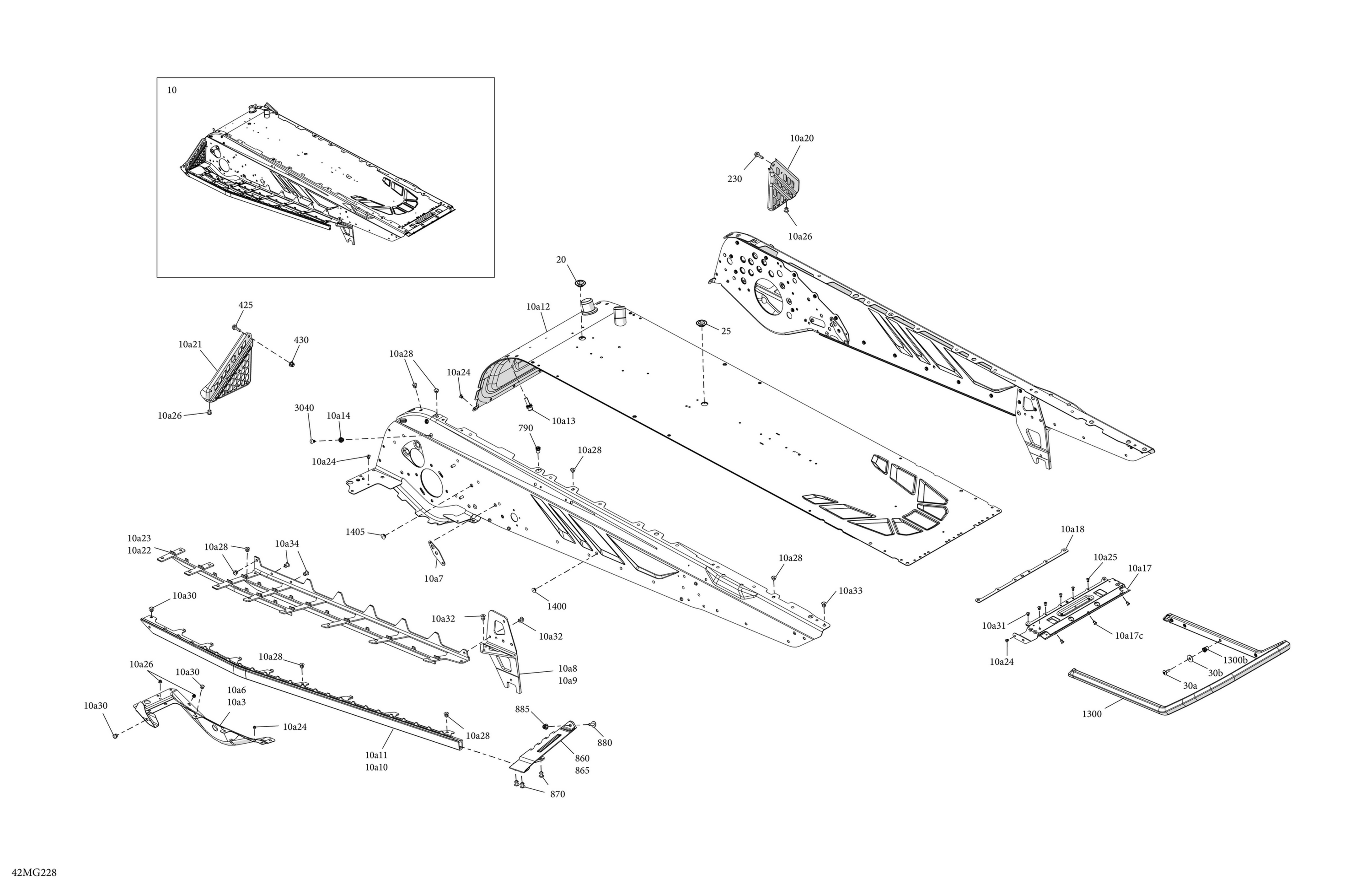 Схема узла: Frame - System - Rear Section