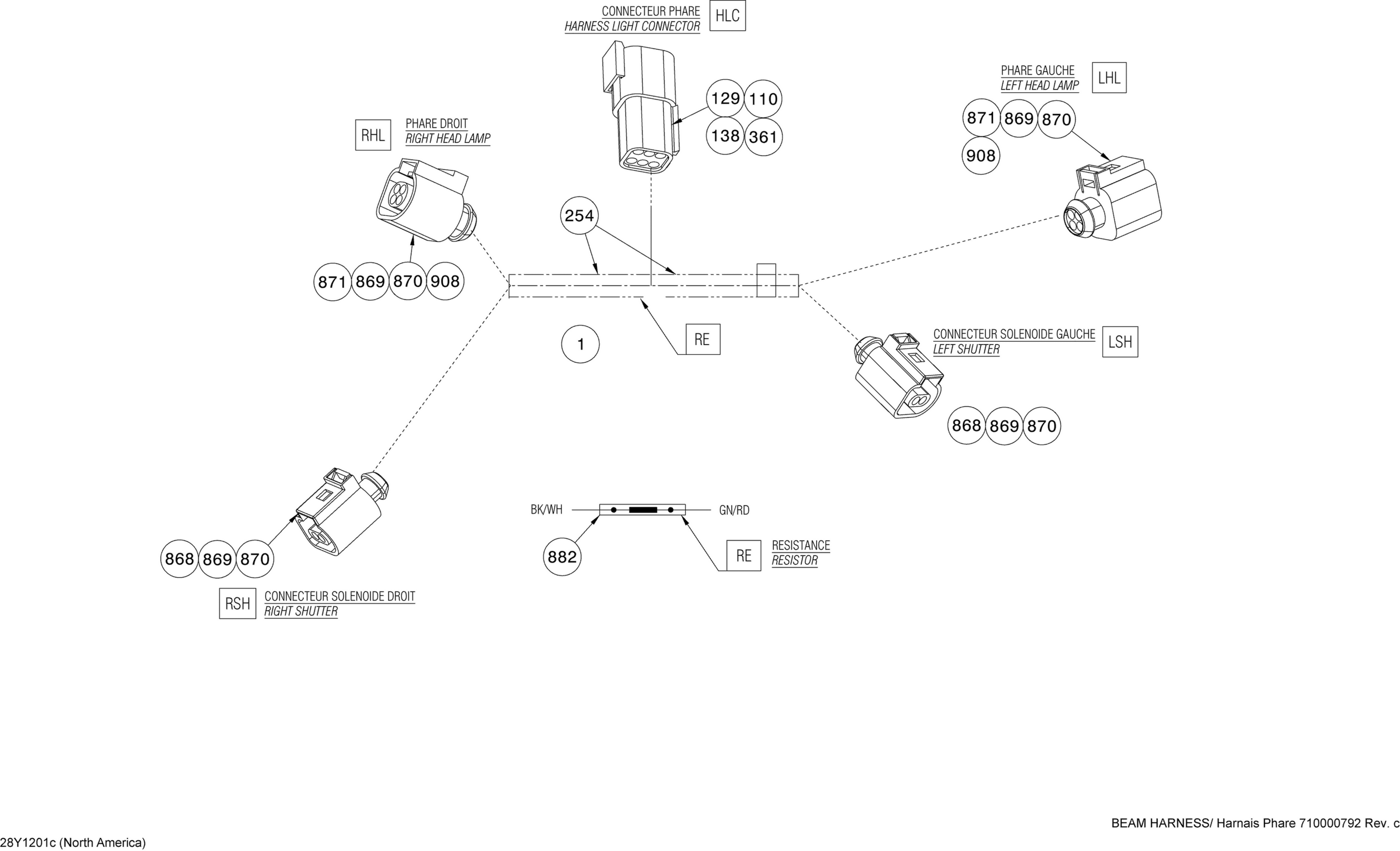 Electrical Harness Beam