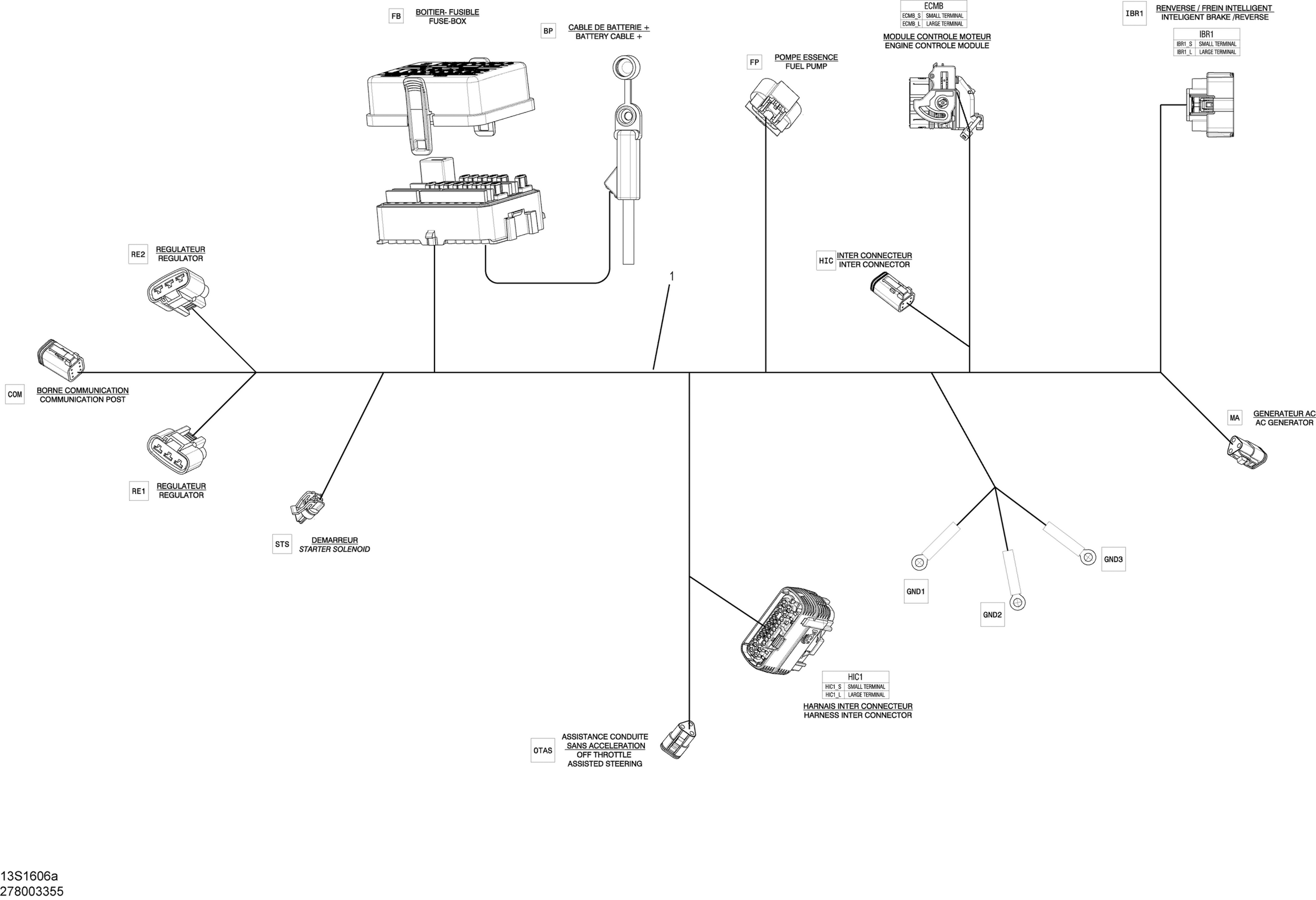 Electrical Harness - Main Harness - GTS