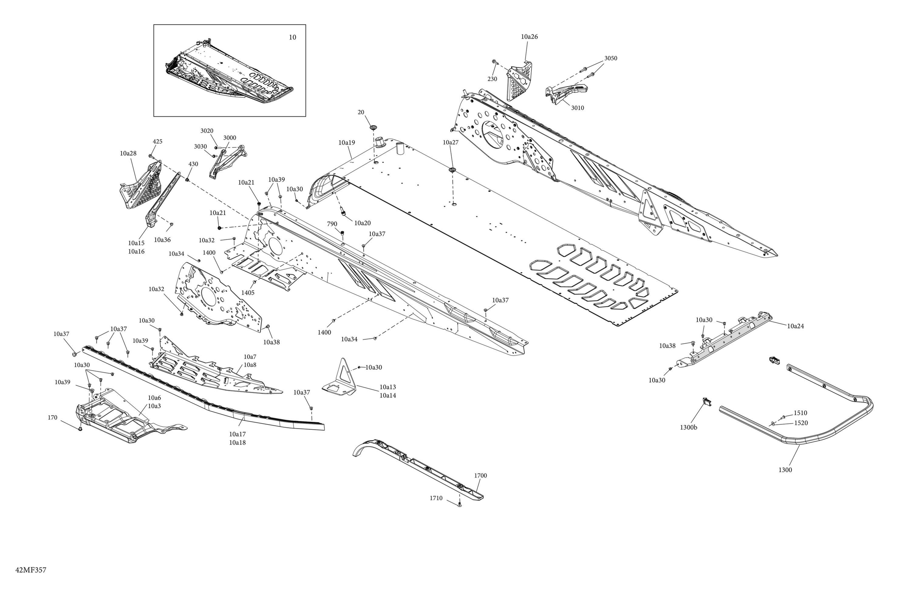 Схема узла: Frame - System - Rear Section