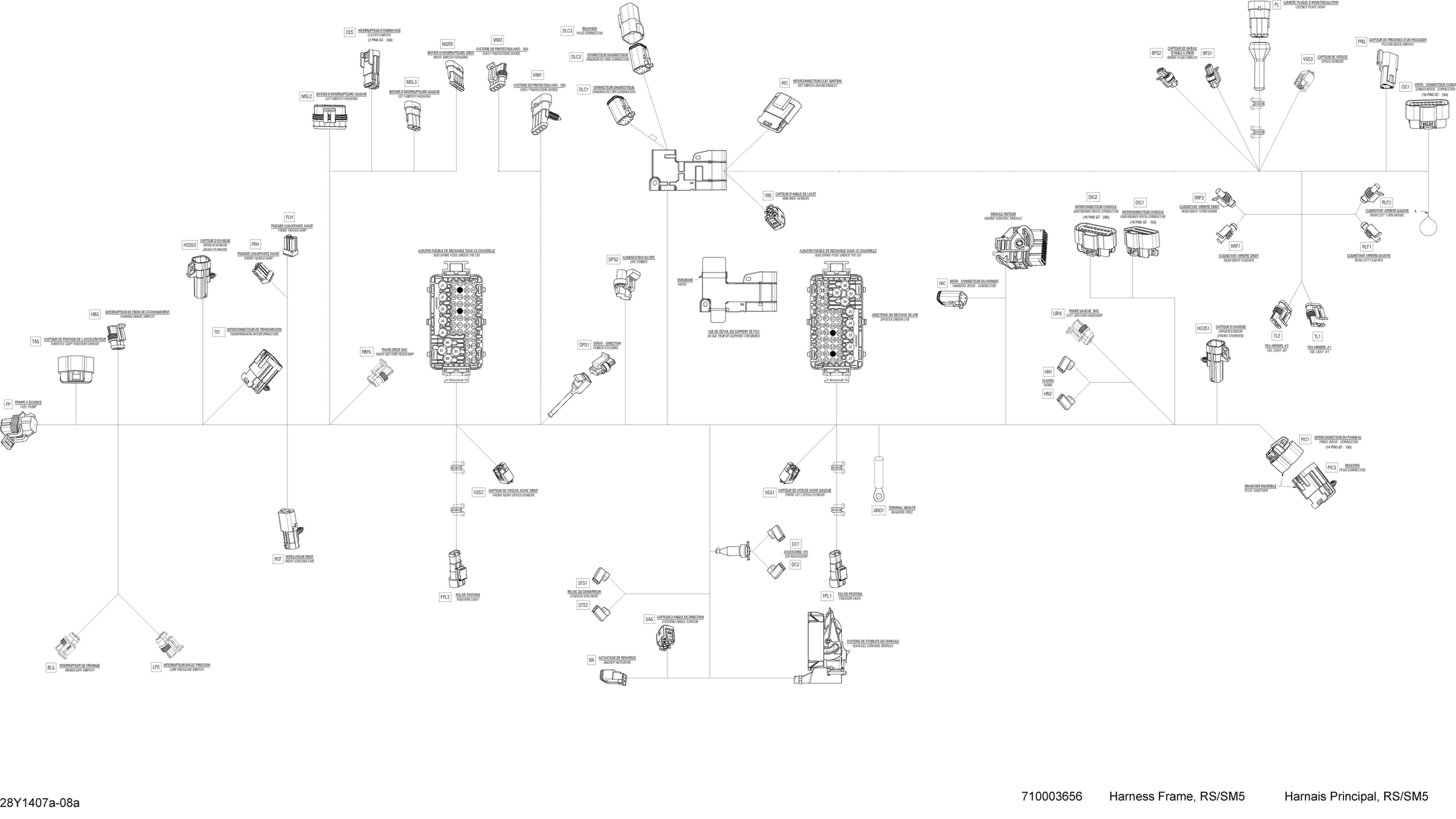 Схема узла: Electrical Harness SM5_28Y1408a