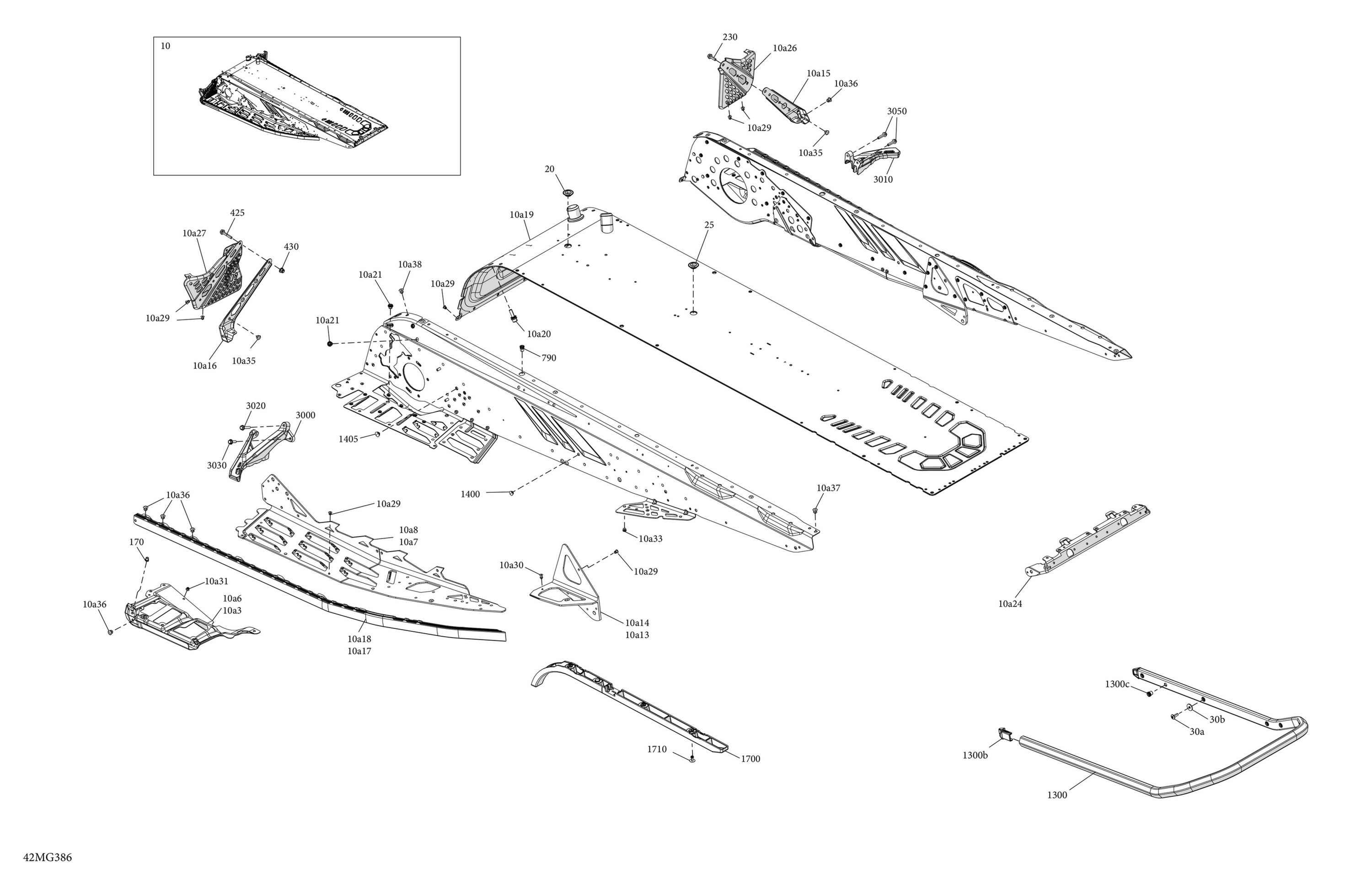 Схема узла: Frame - System - Rear Section
