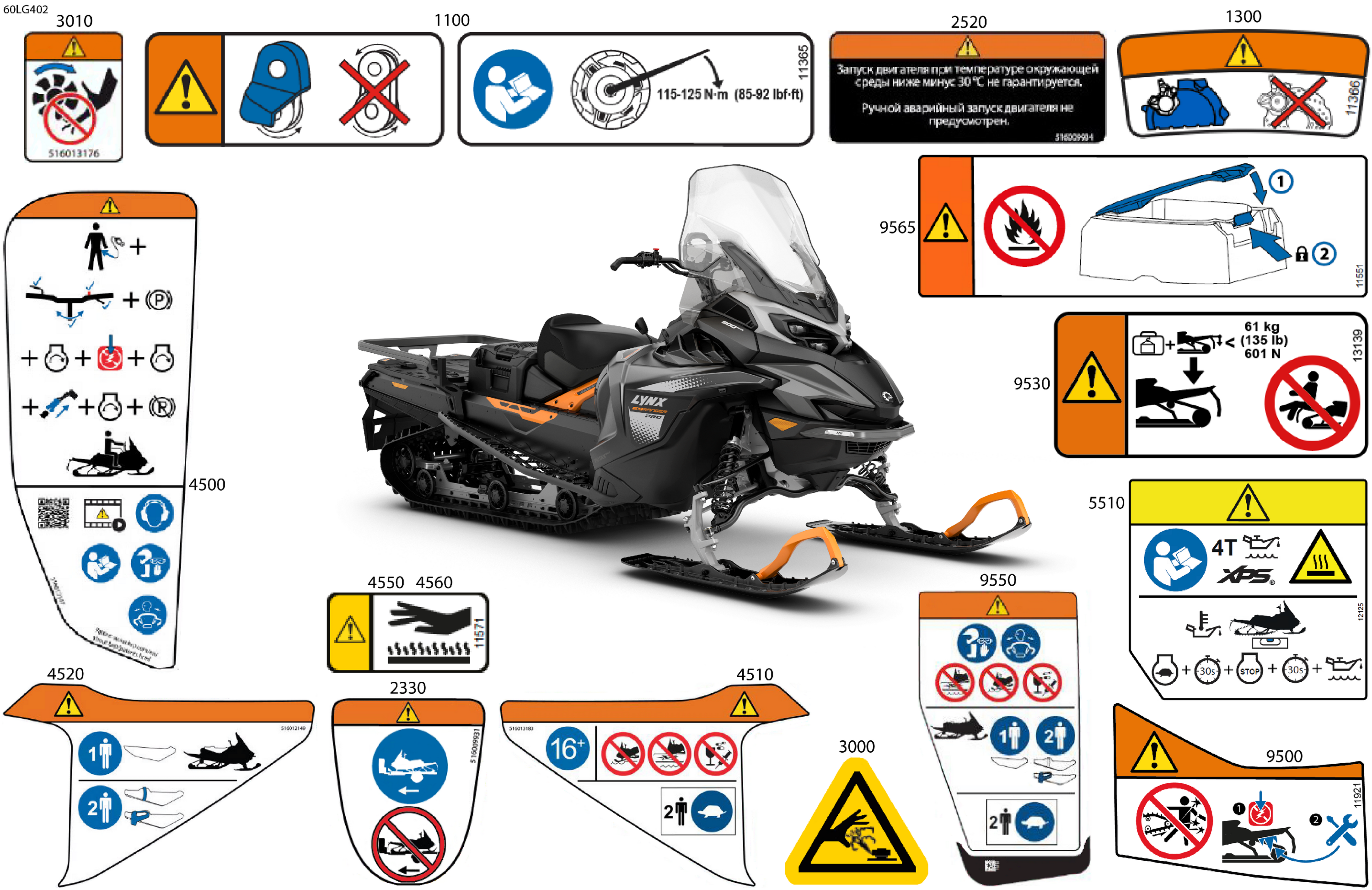 Body - Warning Decals