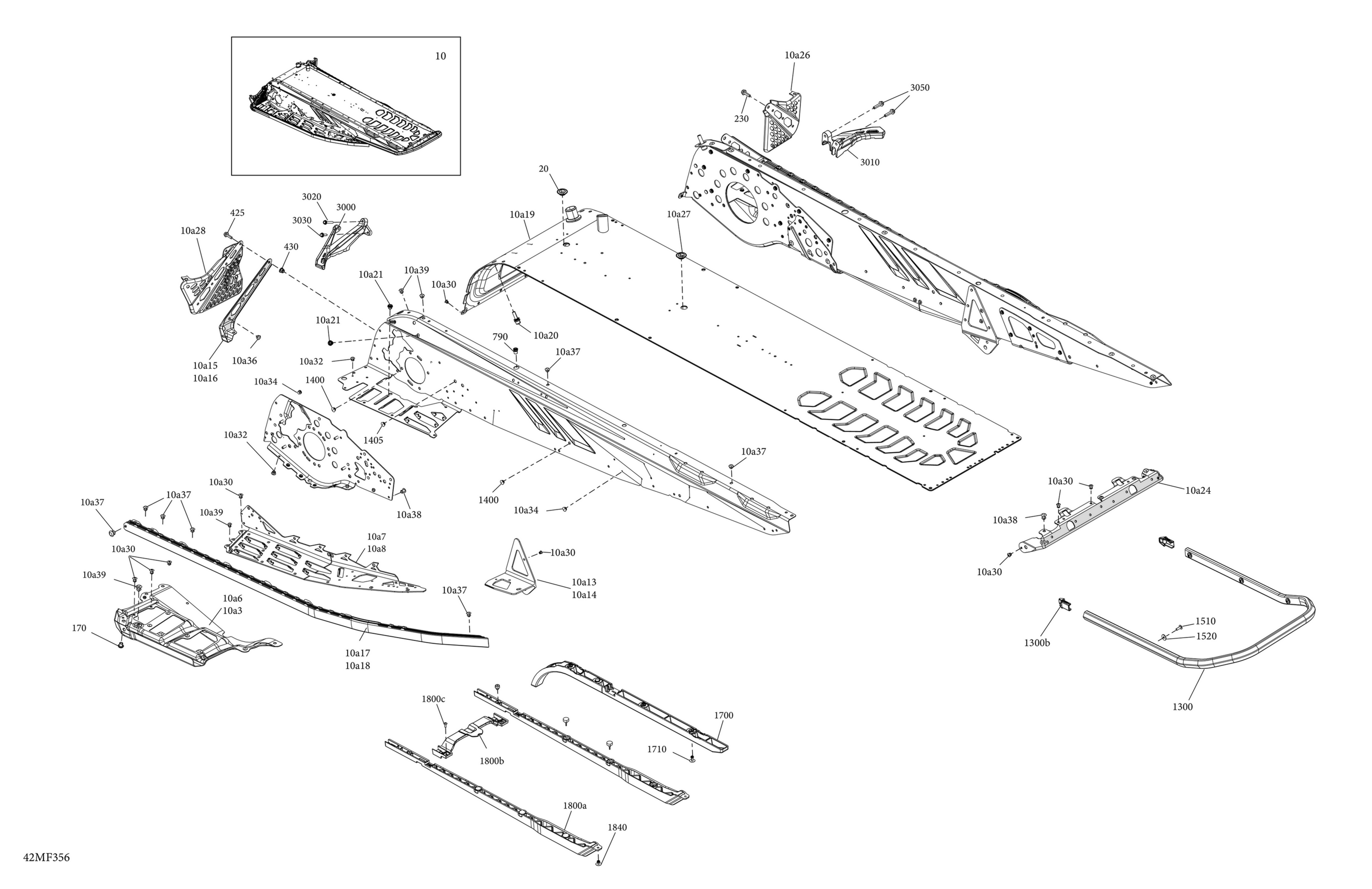Схема узла: Frame - System - Rear Section