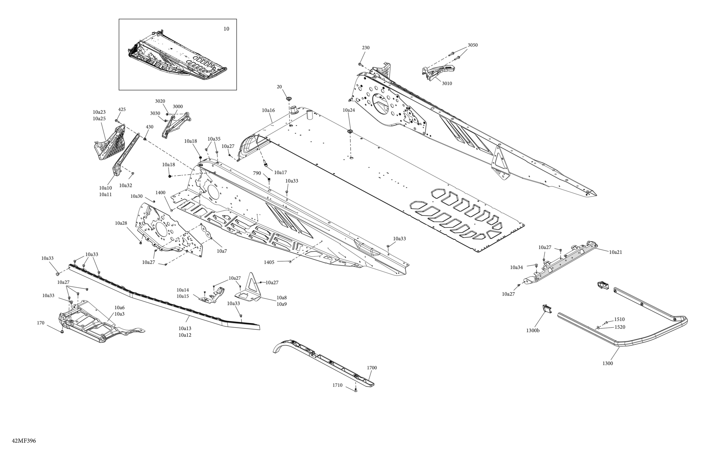 Схема узла: Frame - System - Rear Section