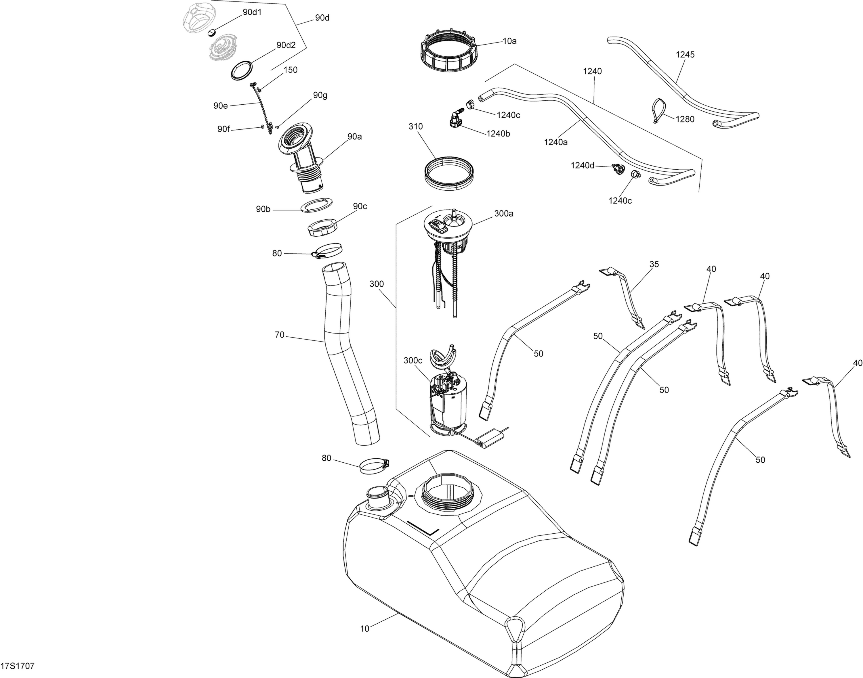 Схема узла: Fuel System - All Models