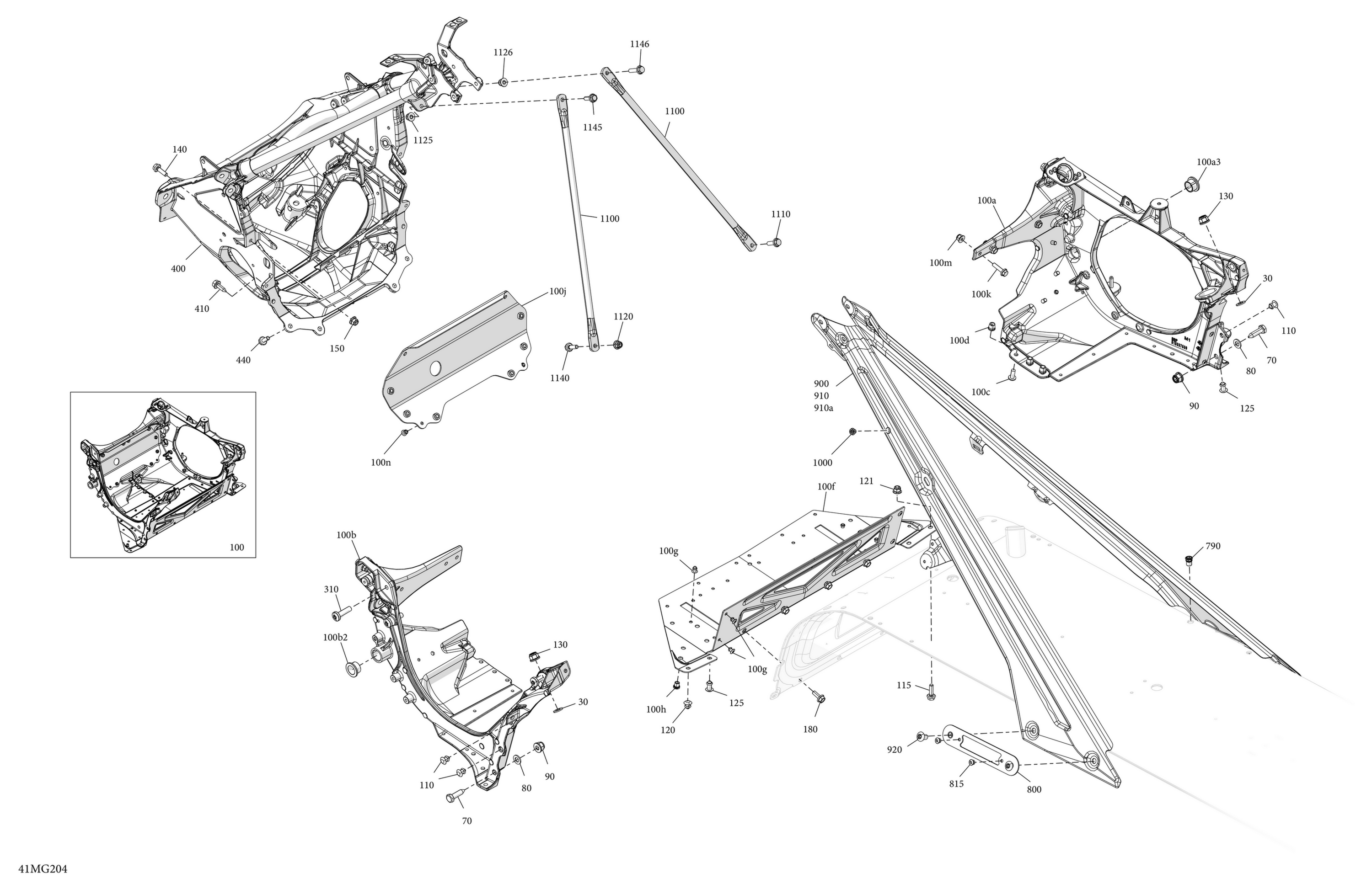 Схема узла: Frame - System - Front Section