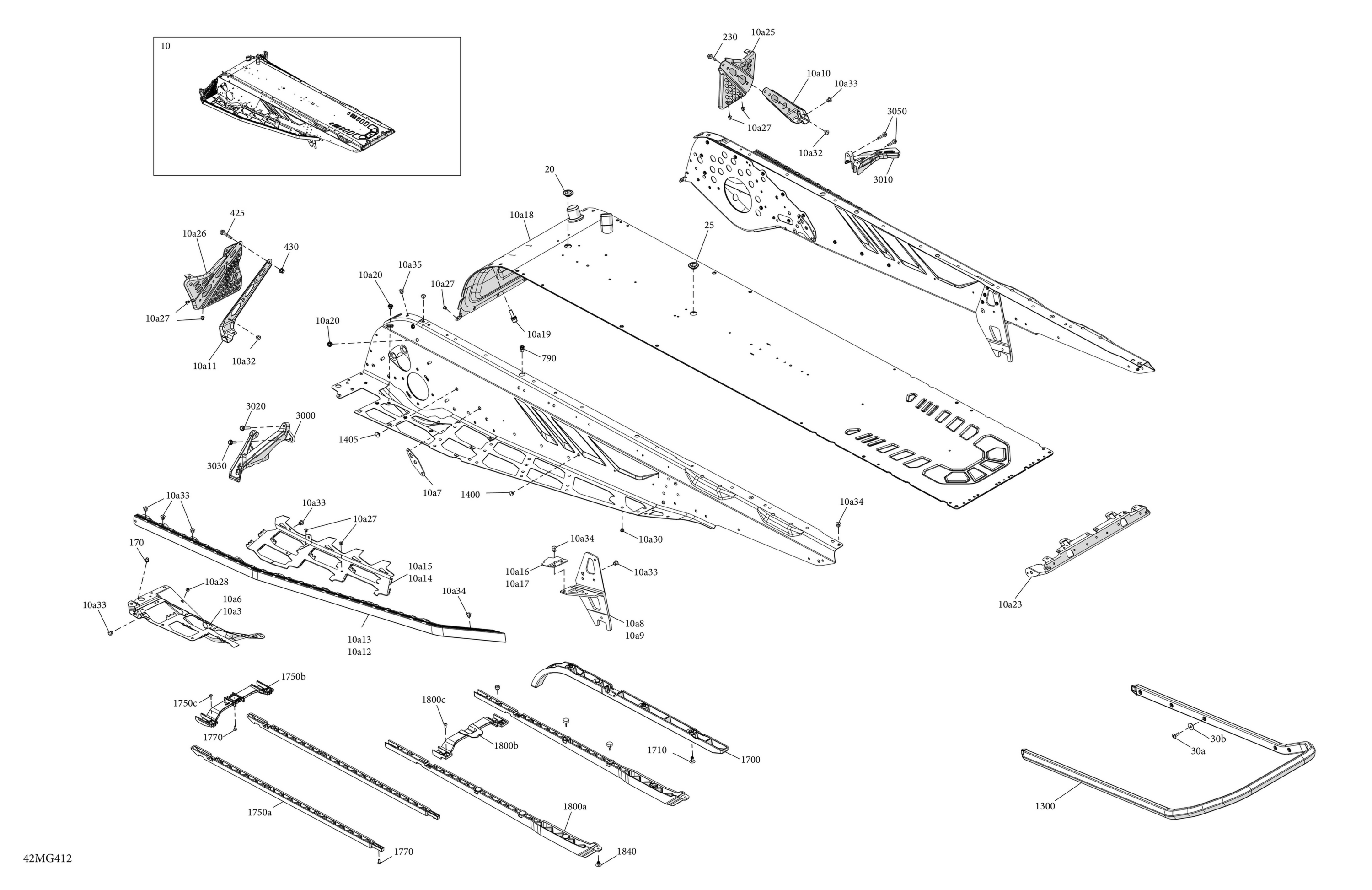 Схема узла: Frame - System - Rear Section