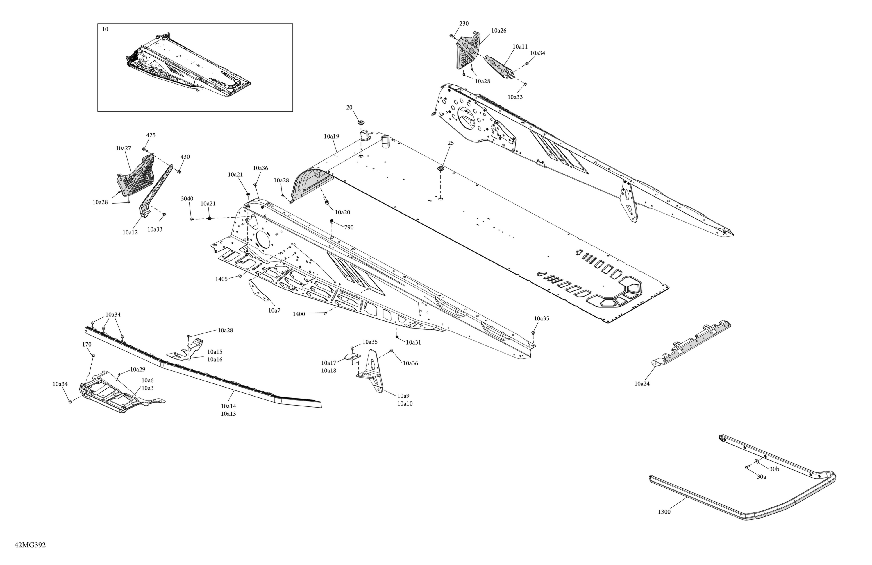 Схема узла: Frame - System - Rear Section