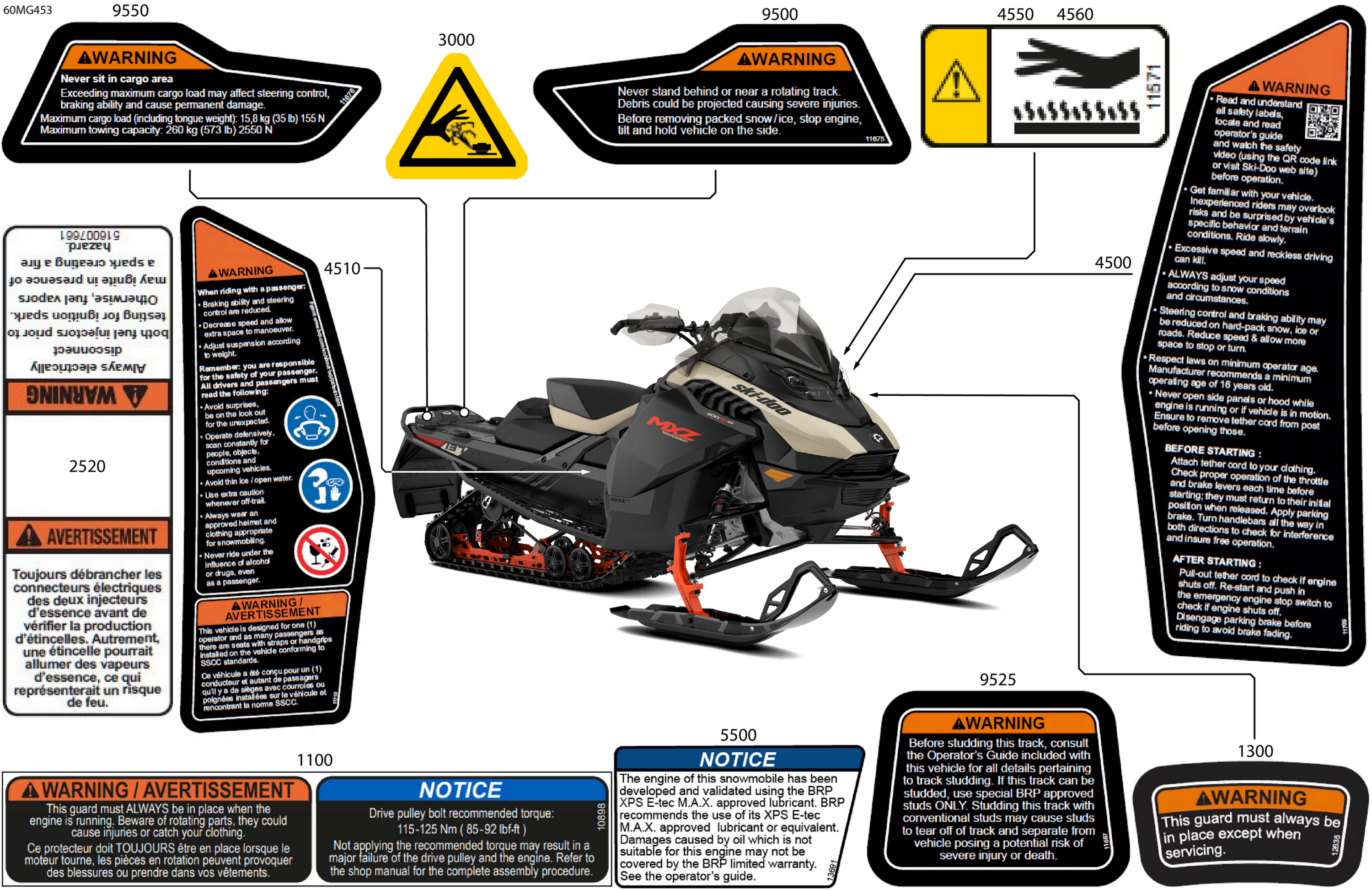 Body - Warning Decals