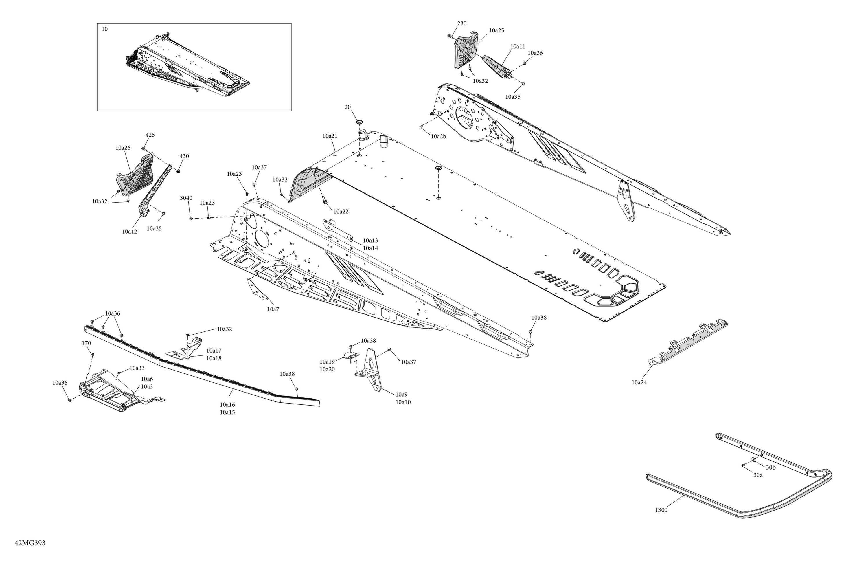 Схема узла: Frame - System - Rear Section