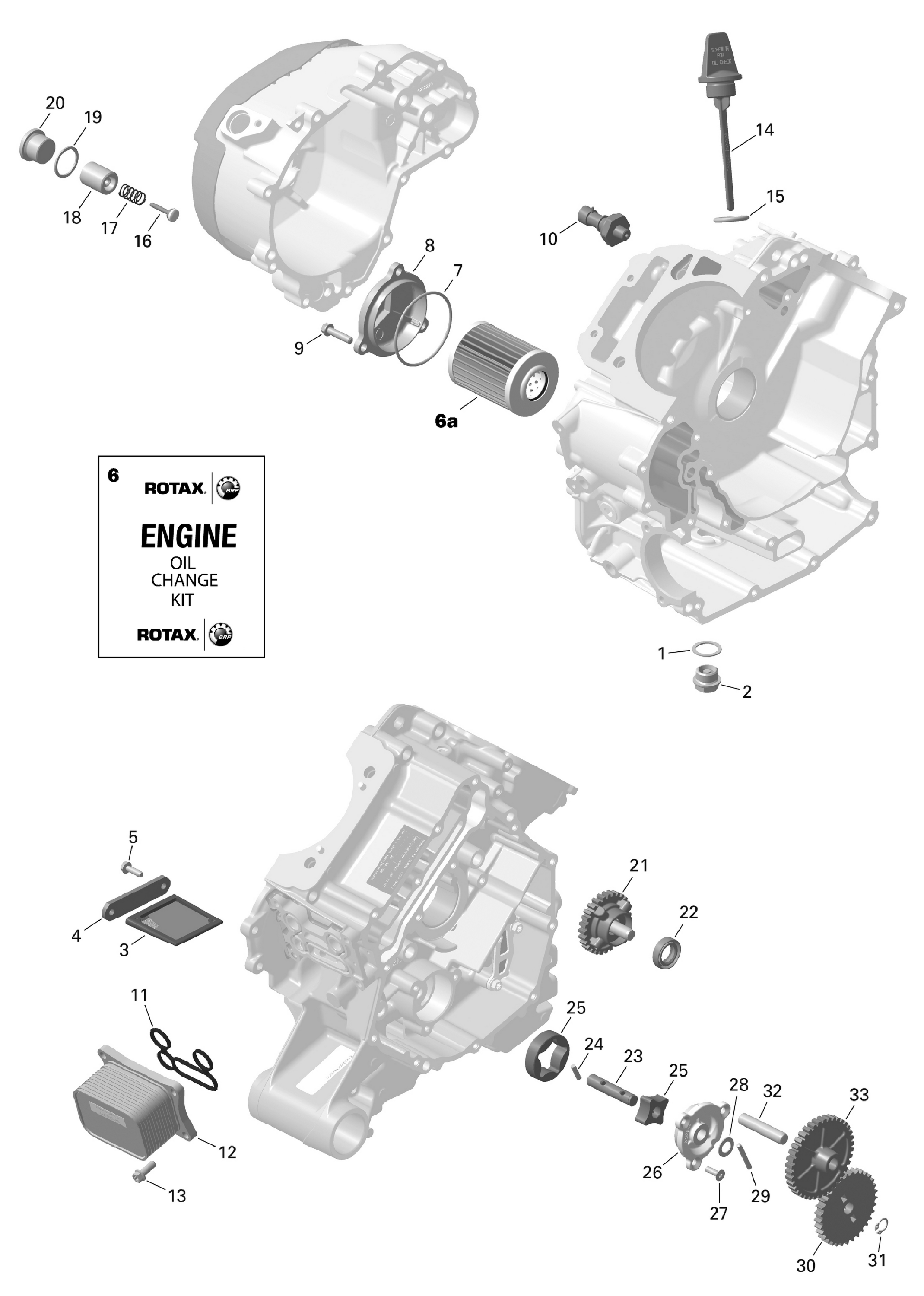Схема узла: ROTAX - Engine Lubrication