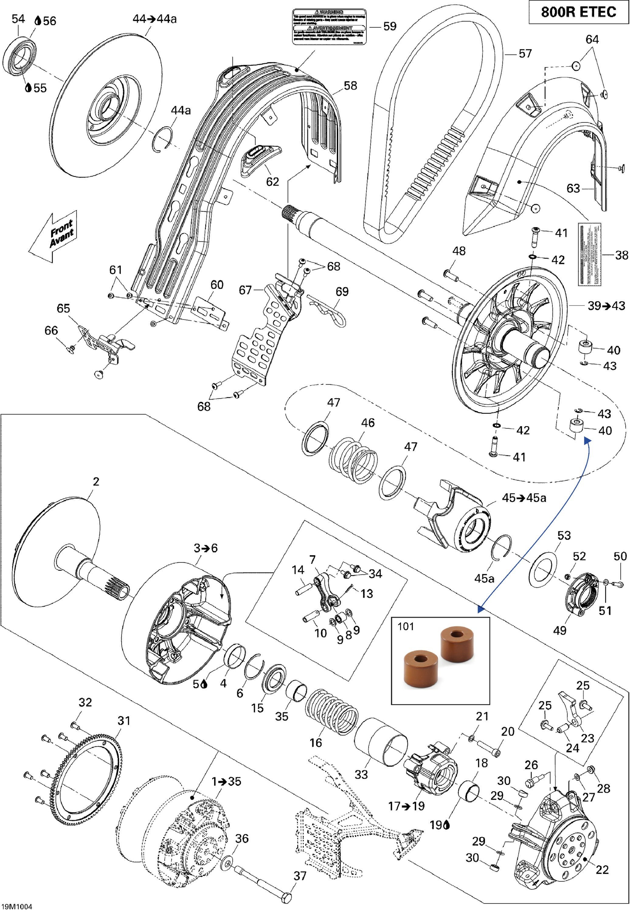 Схема узла: Pulley System