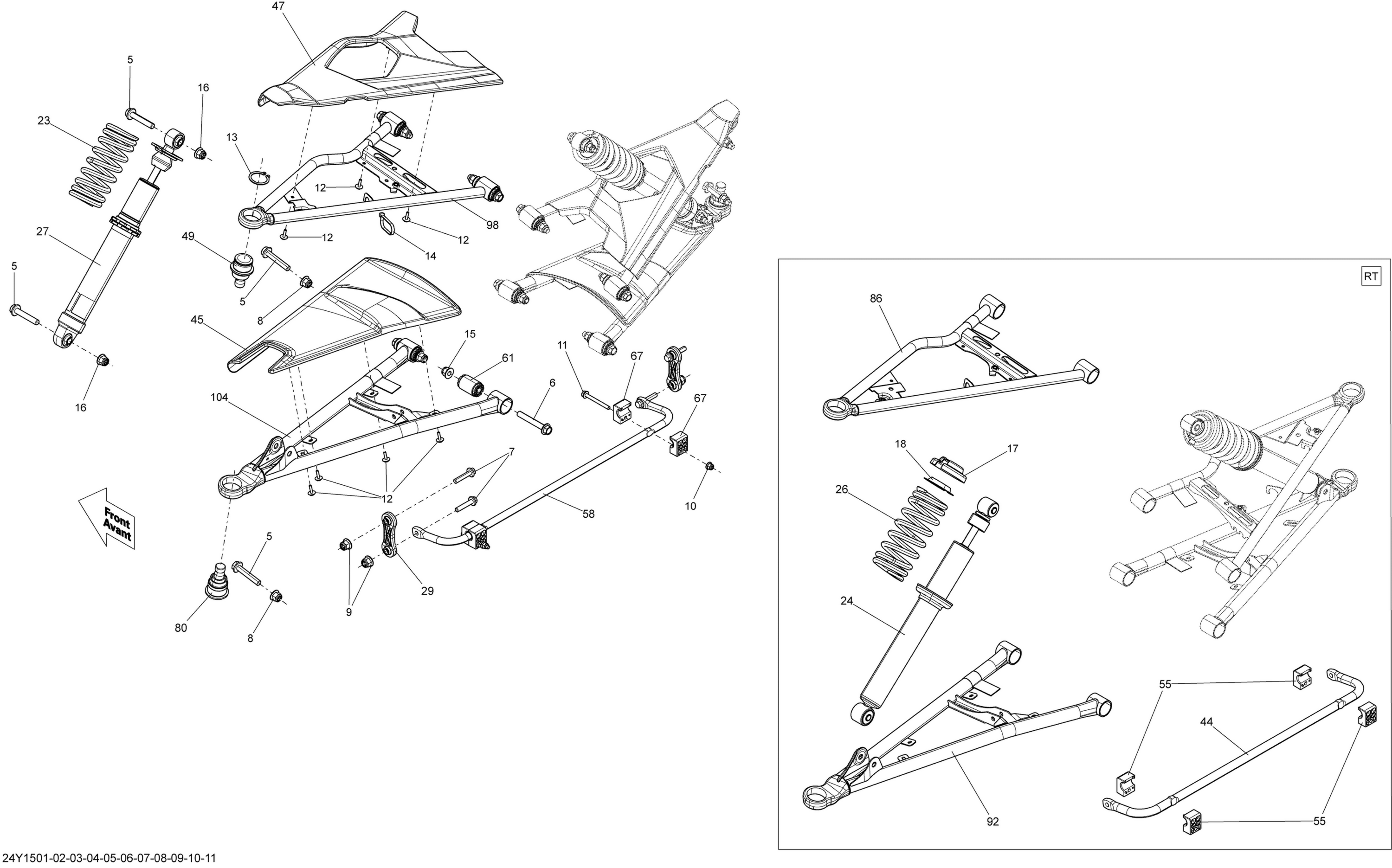 Suspension, Front _24Y1501