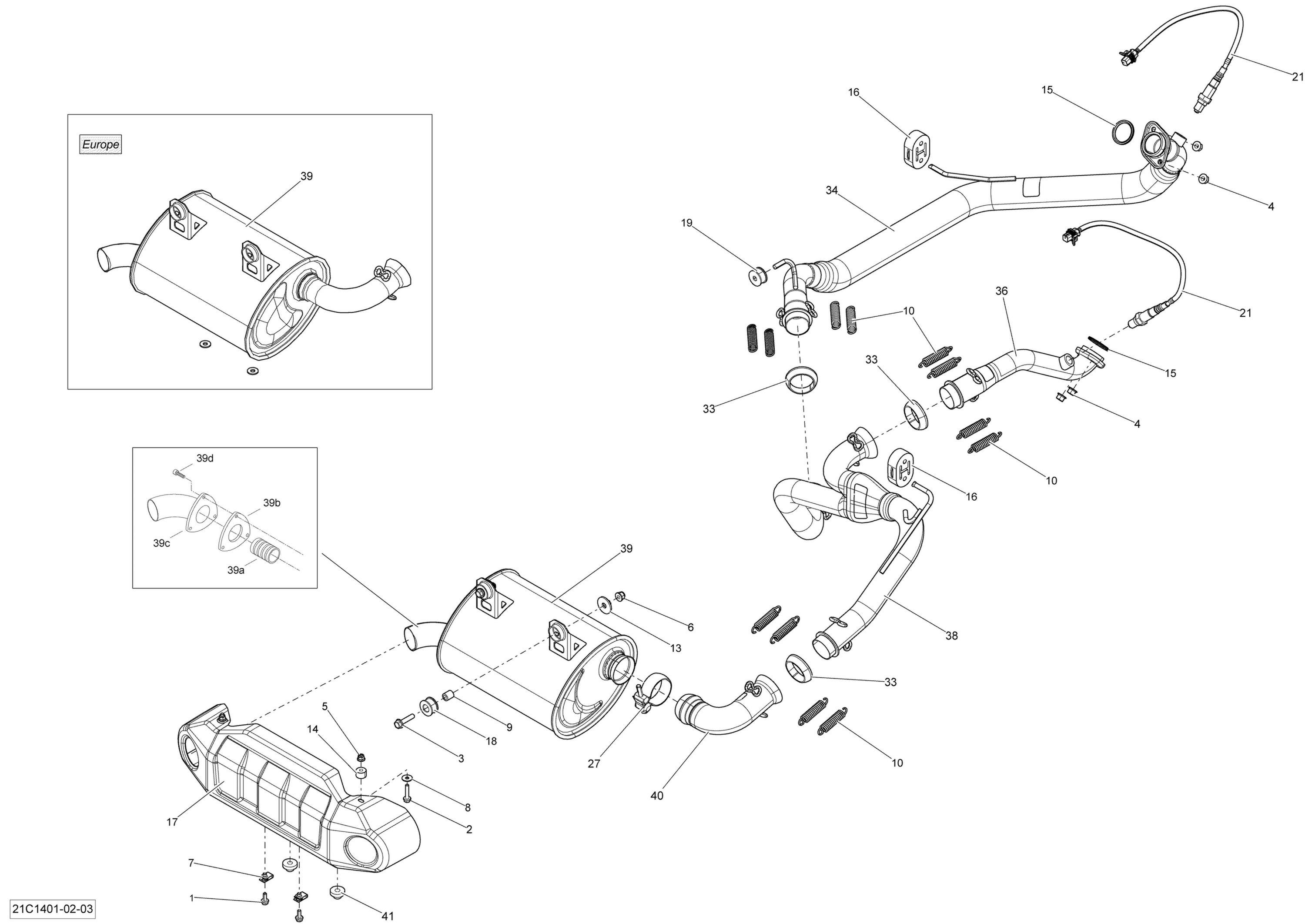 Схема узла: Exhaust System