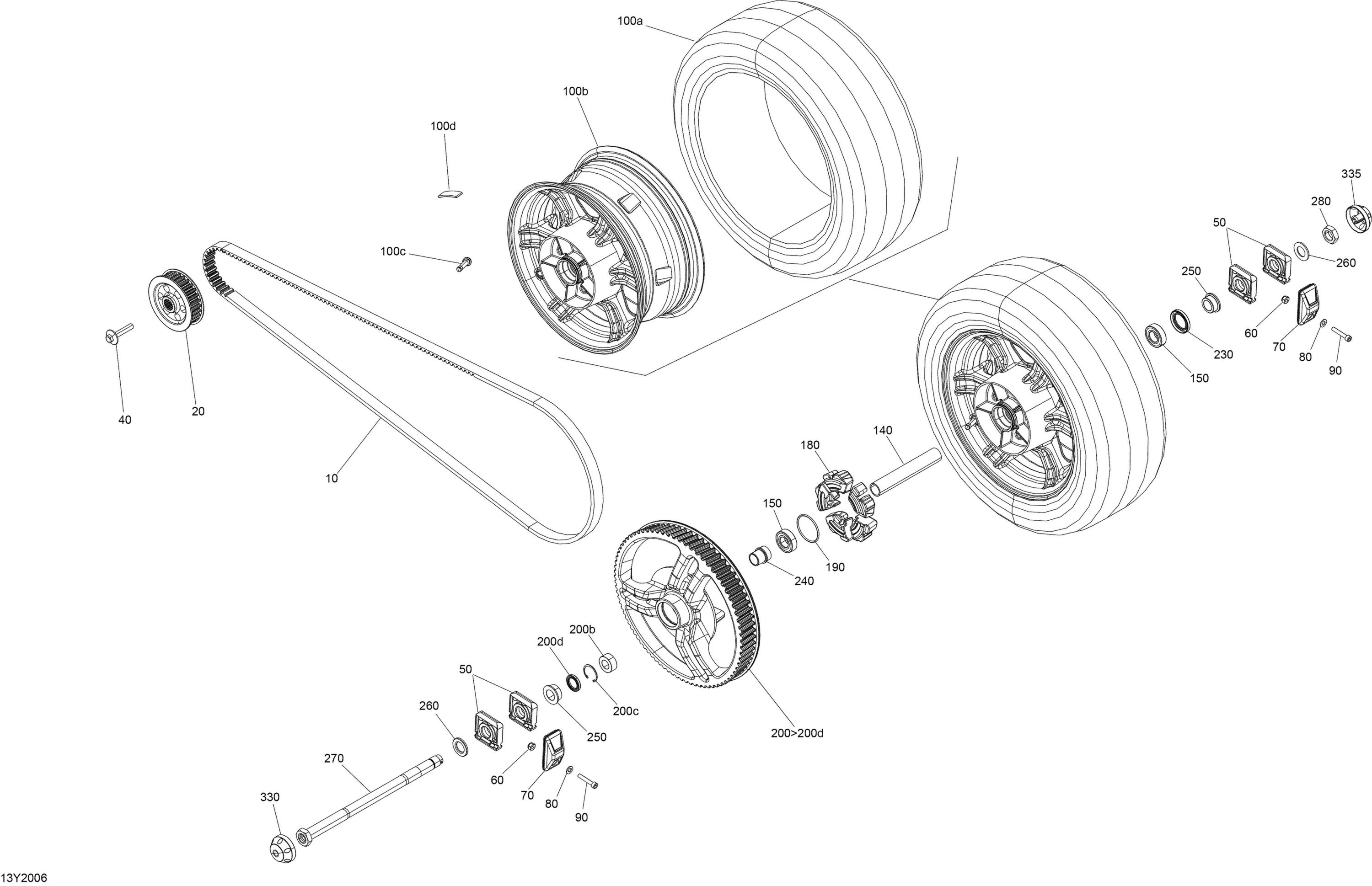 Drive System, Rear