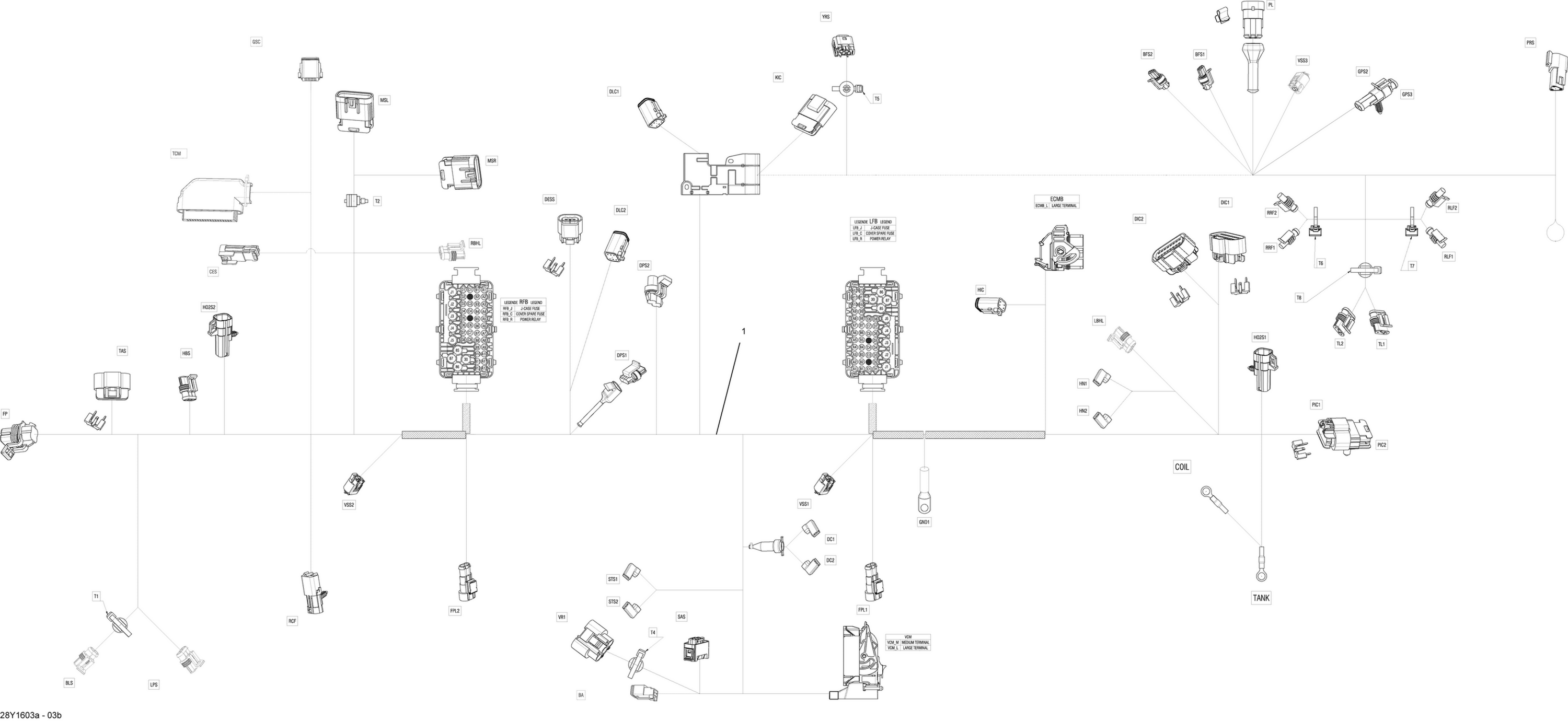 Схема узла: Electrical Harness - Frame SE5