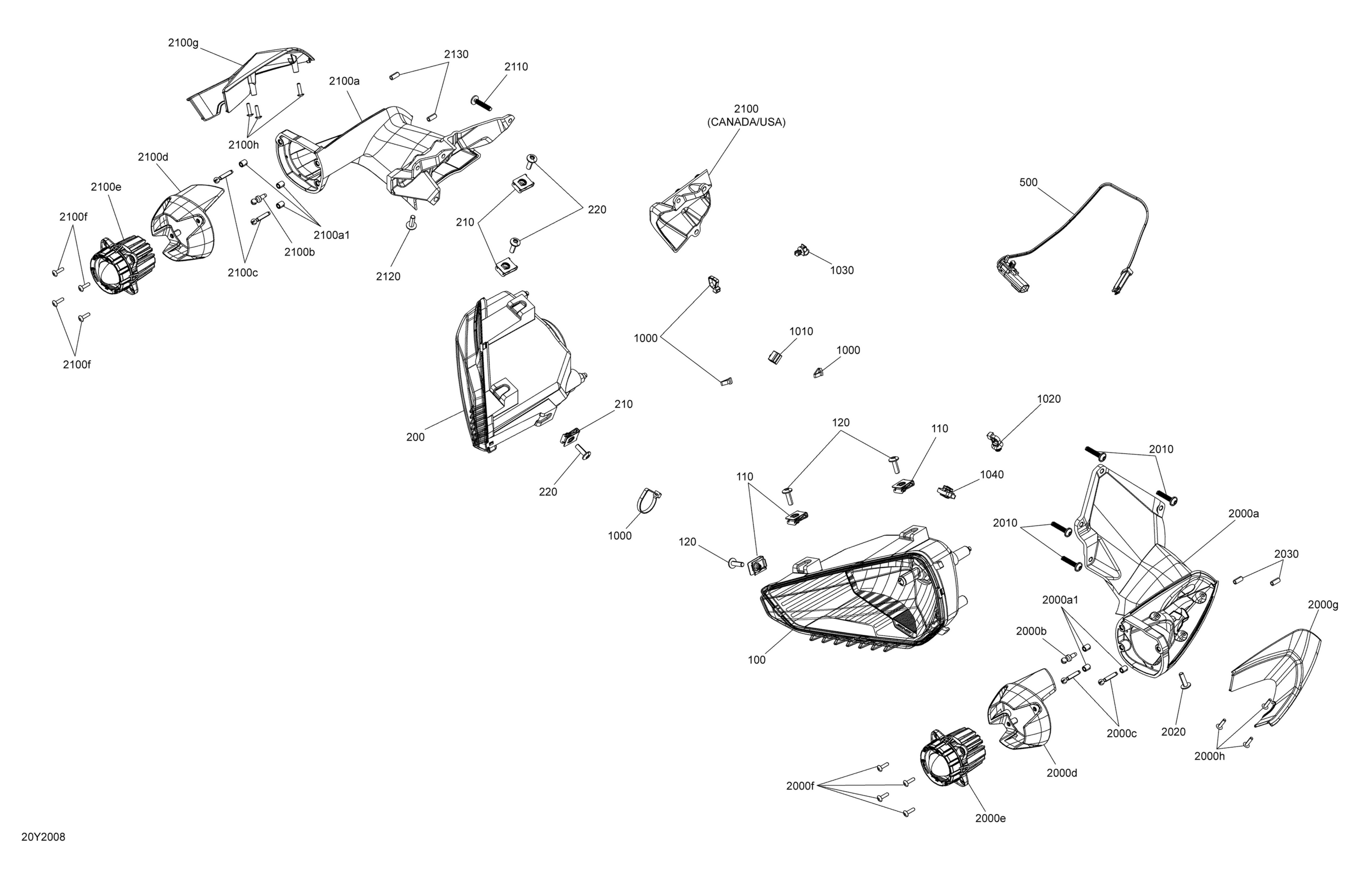 Схема узла: Electrical System Headlights and DESS Switch