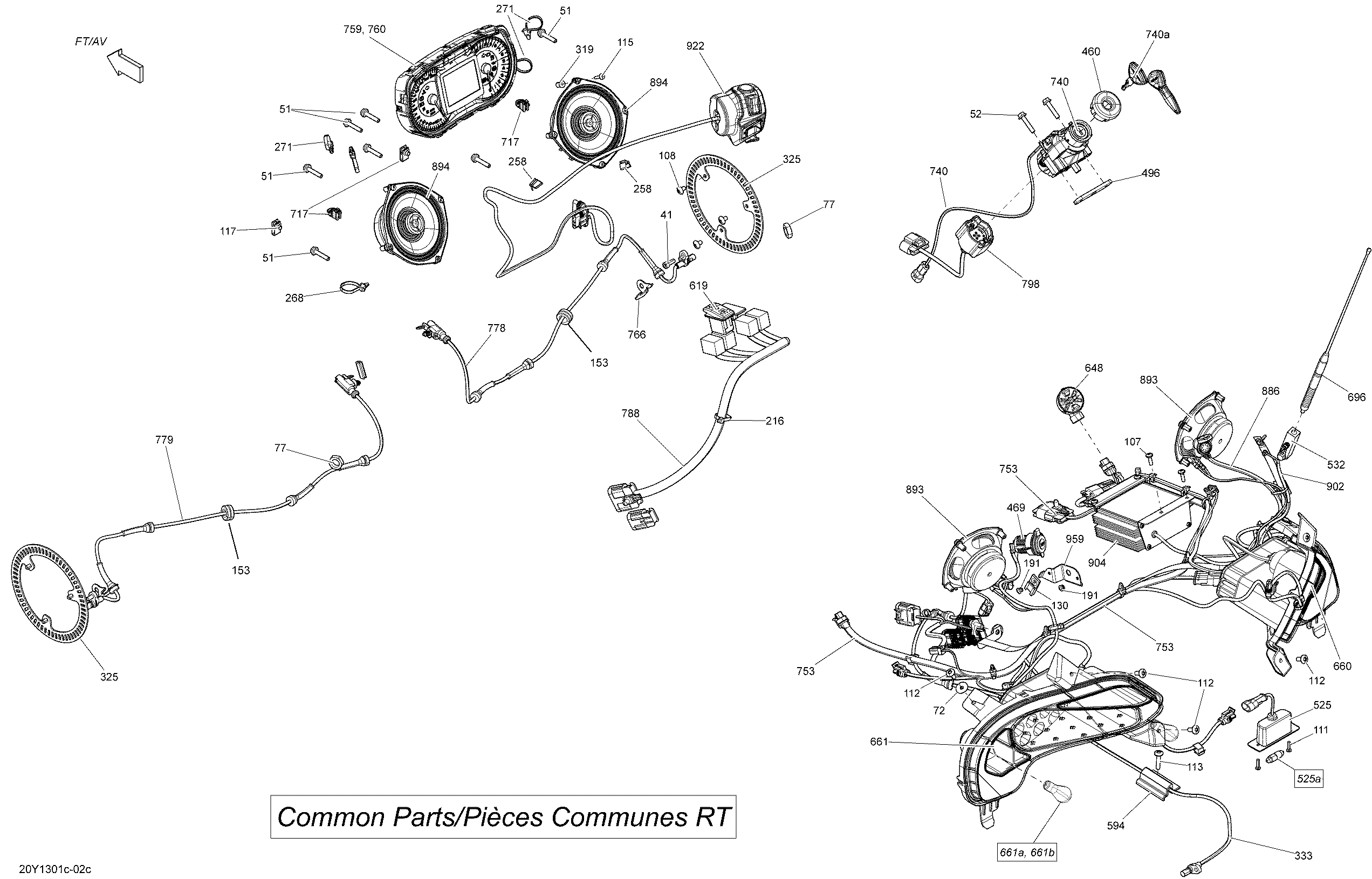 Схема узла: Electrical System Common Parts RT