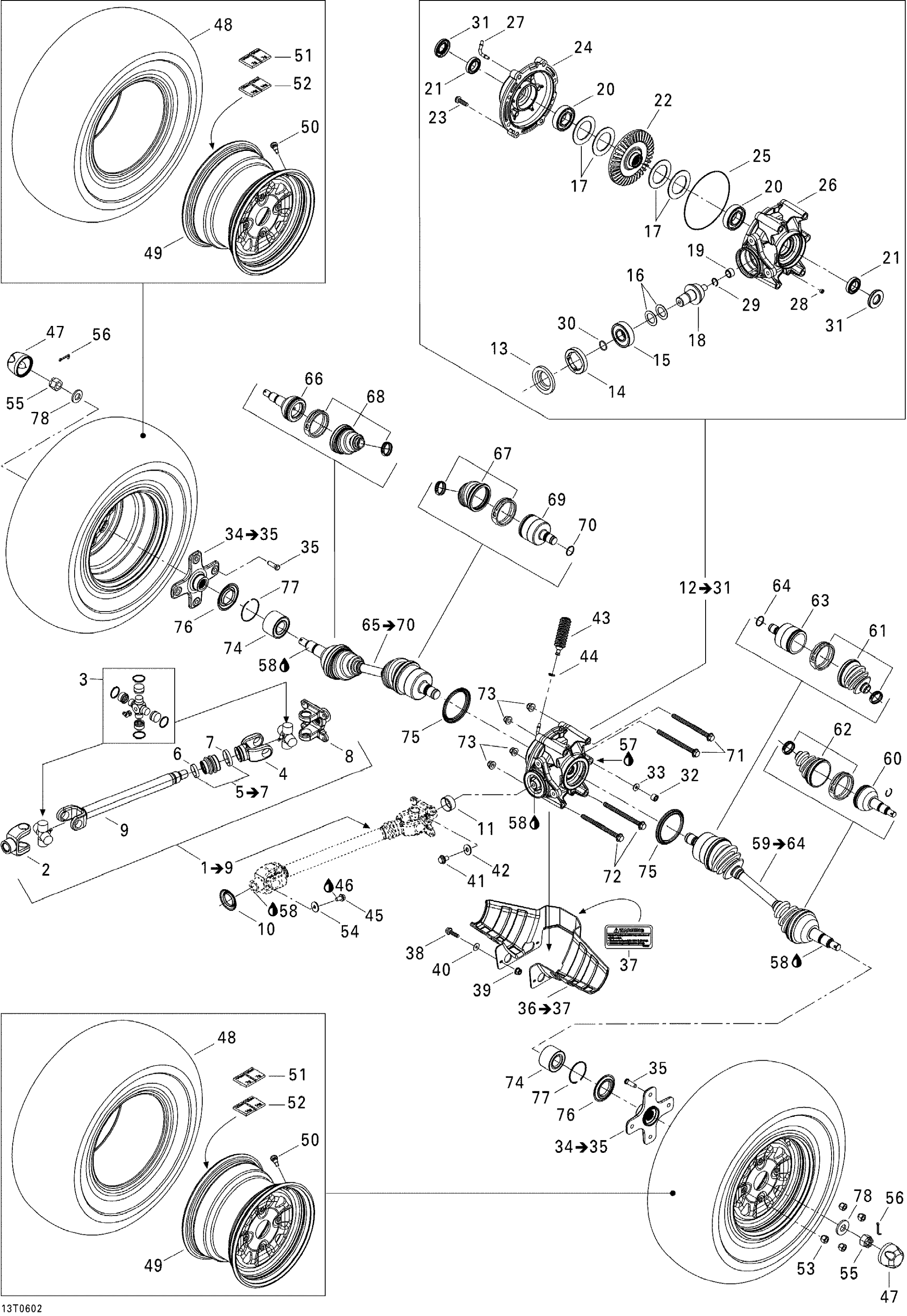 Drive System, Rear STD