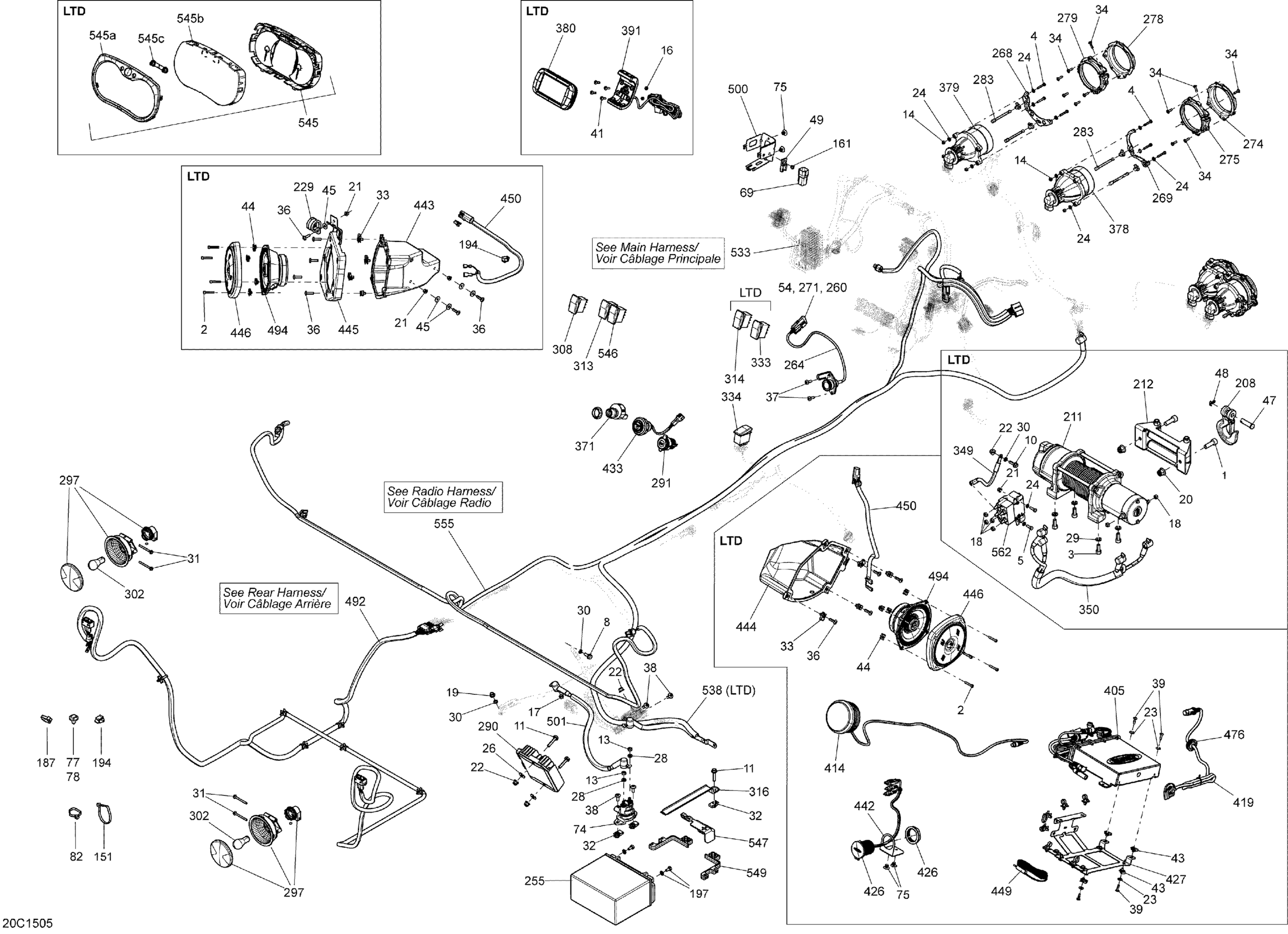Схема узла: Electrical System _20C1505