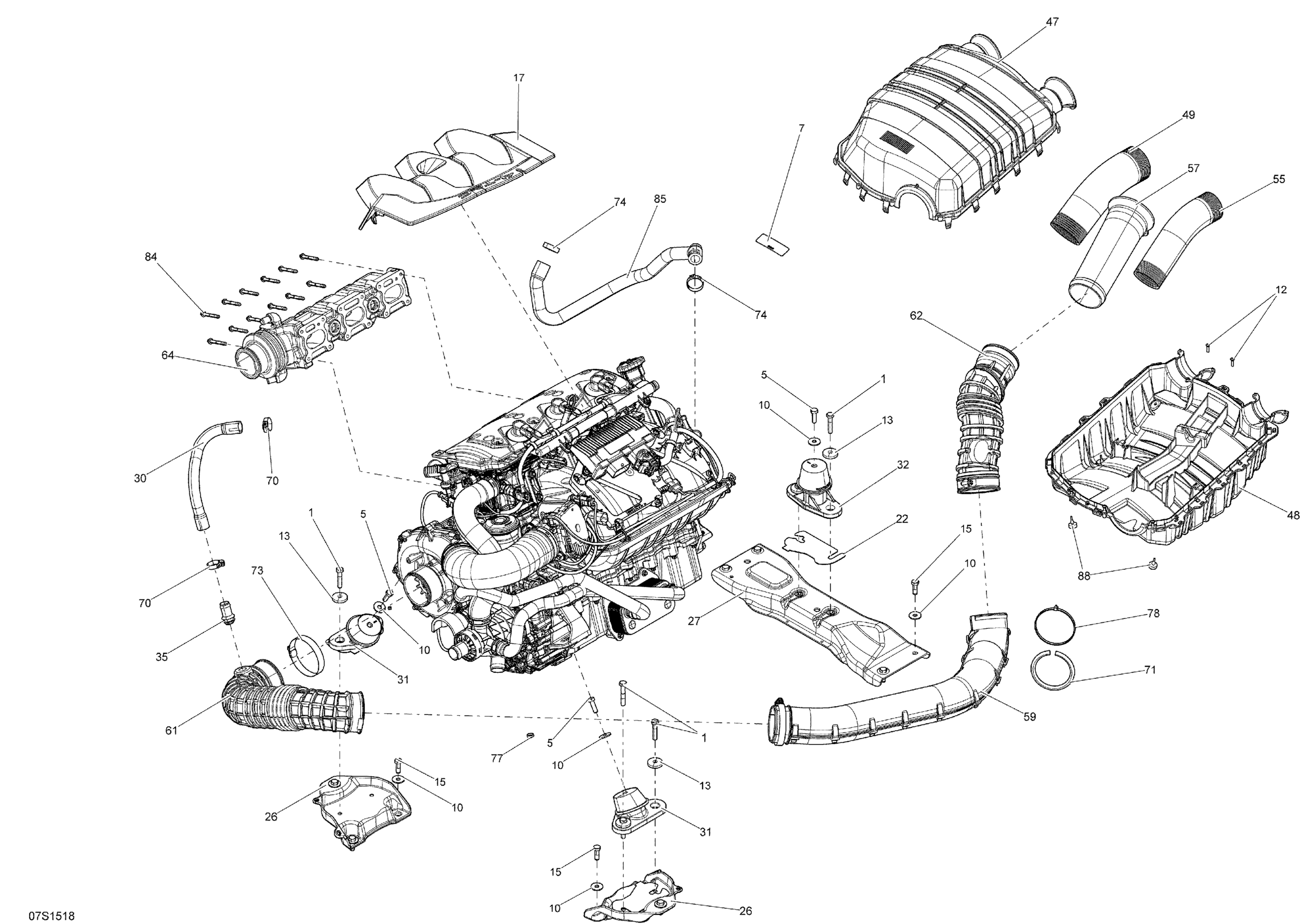 Схема узла: Engine _07S1518