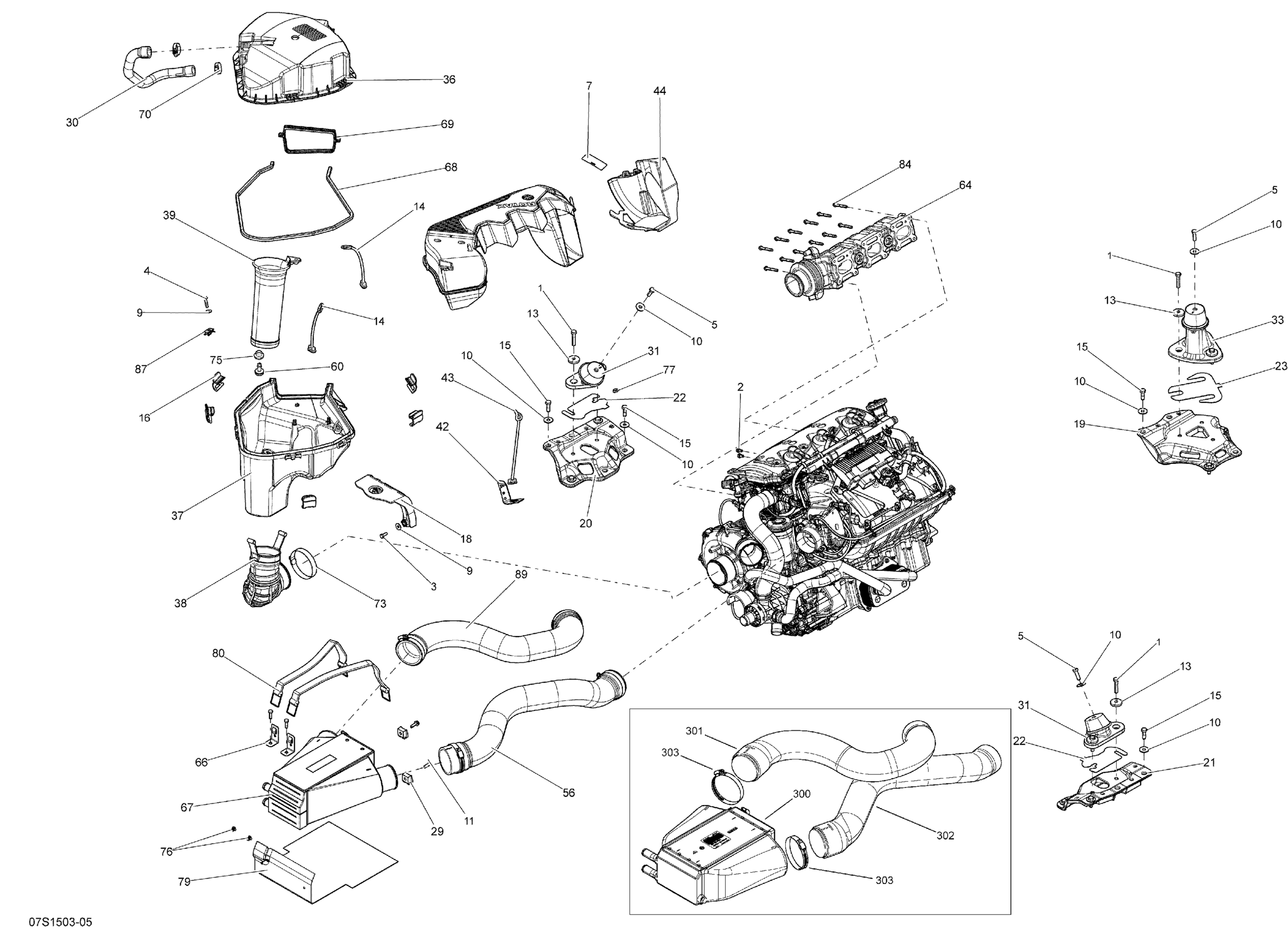 Схема узла: Engine _07S1505