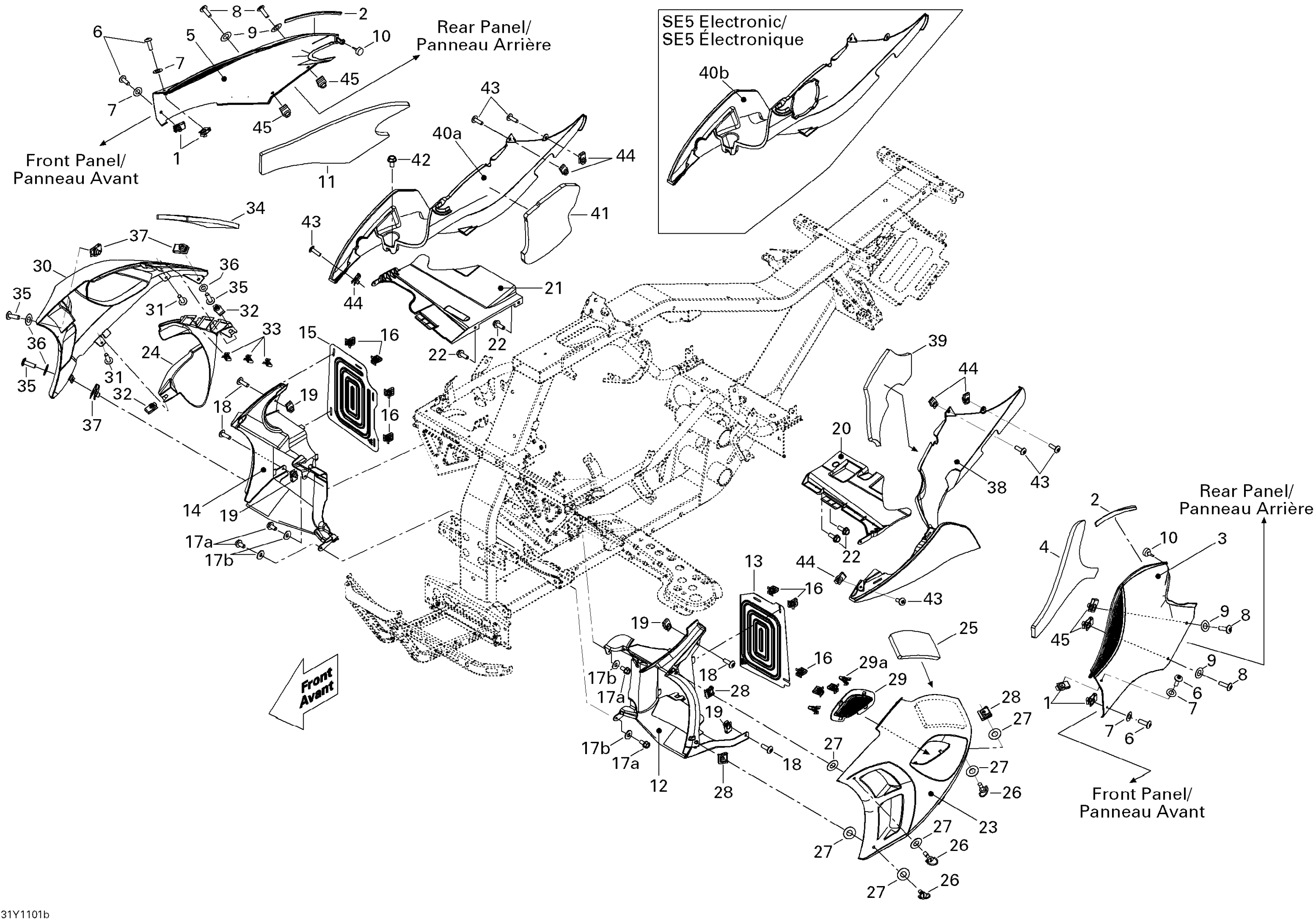 Схема узла: Body And Accessories Side_SE5 Electronic