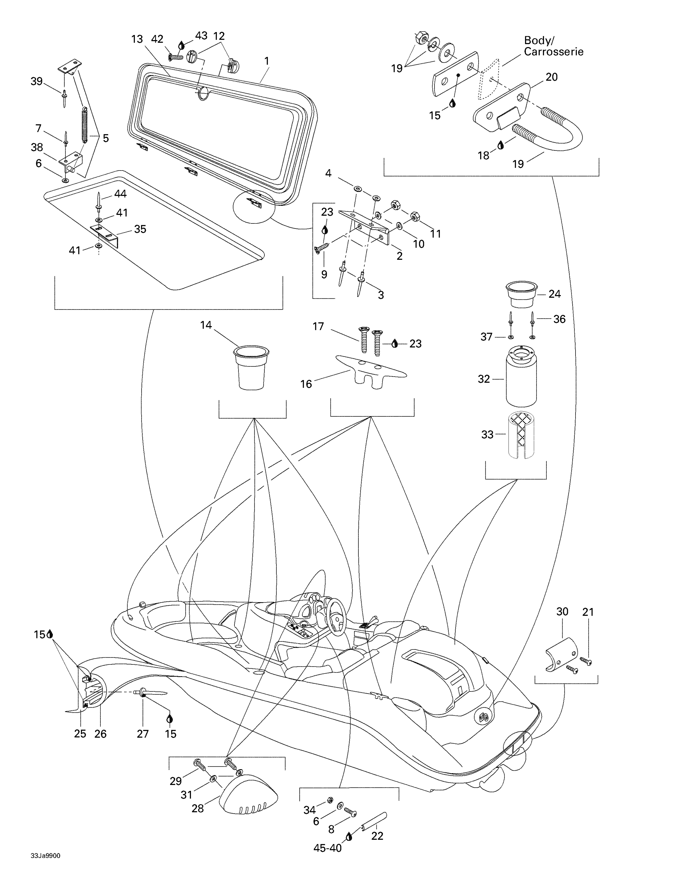 Central Cover And Accessories
