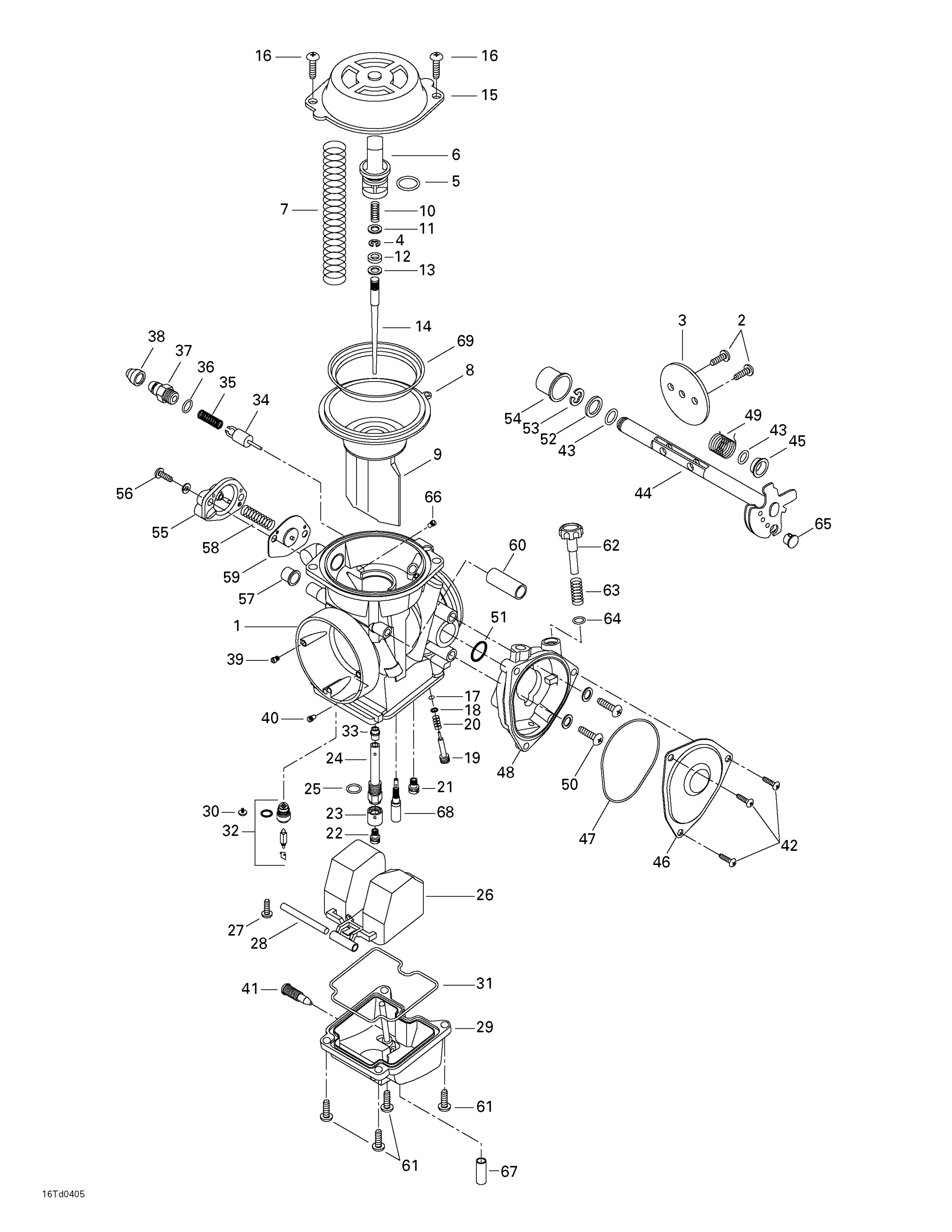 Схема узла: Carburetor