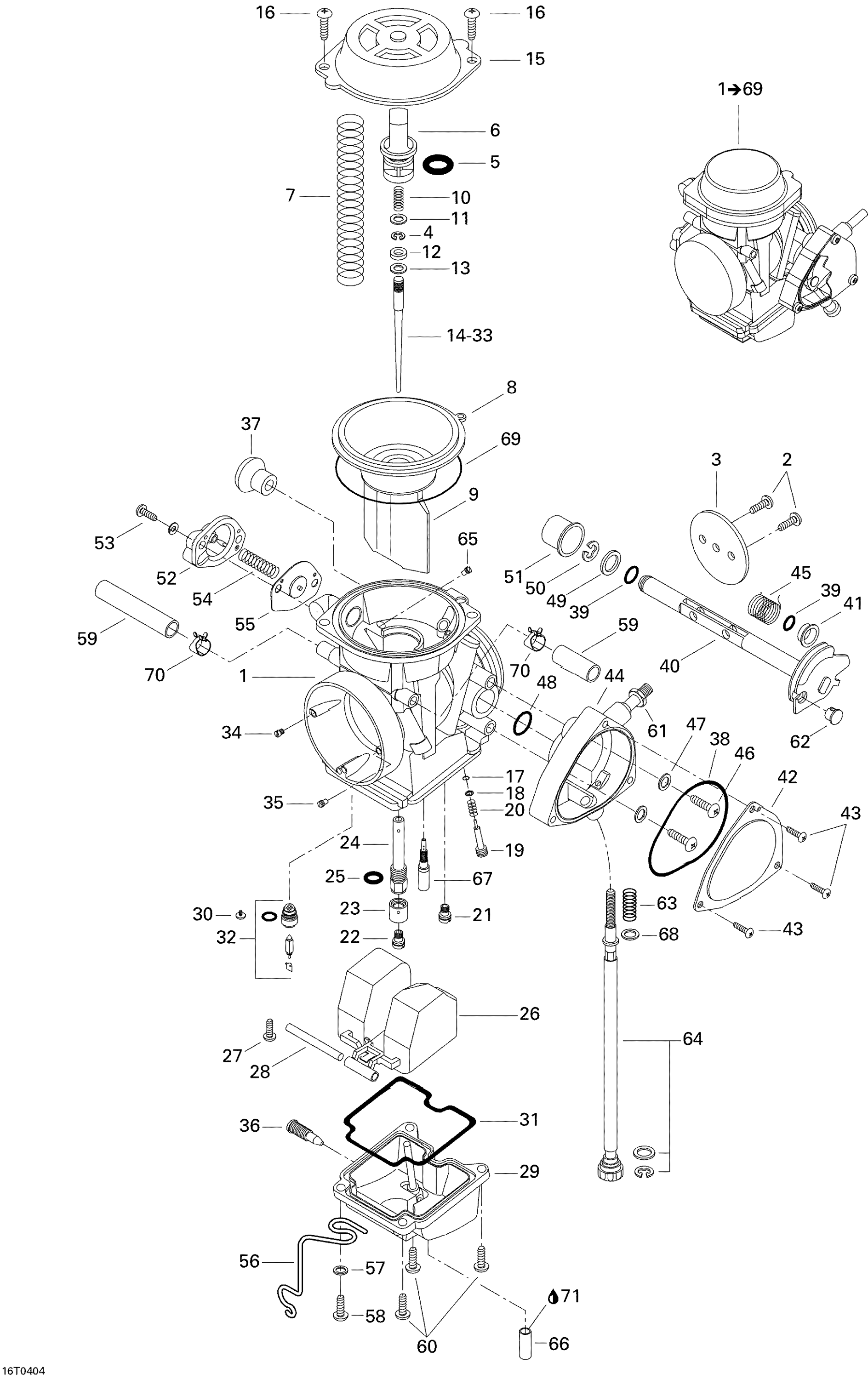 Схема узла: Carburetor