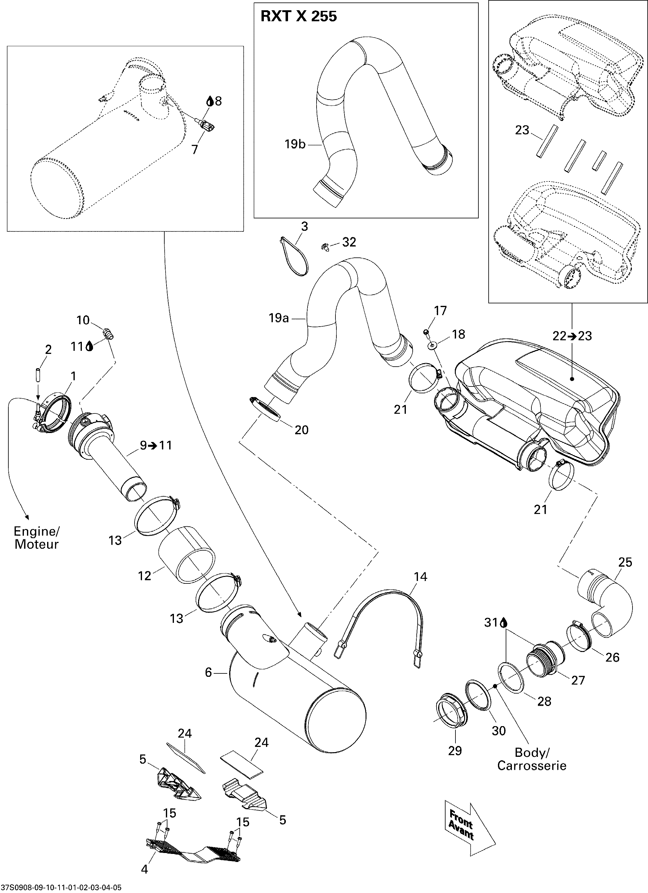 Схема узла: Exhaust System