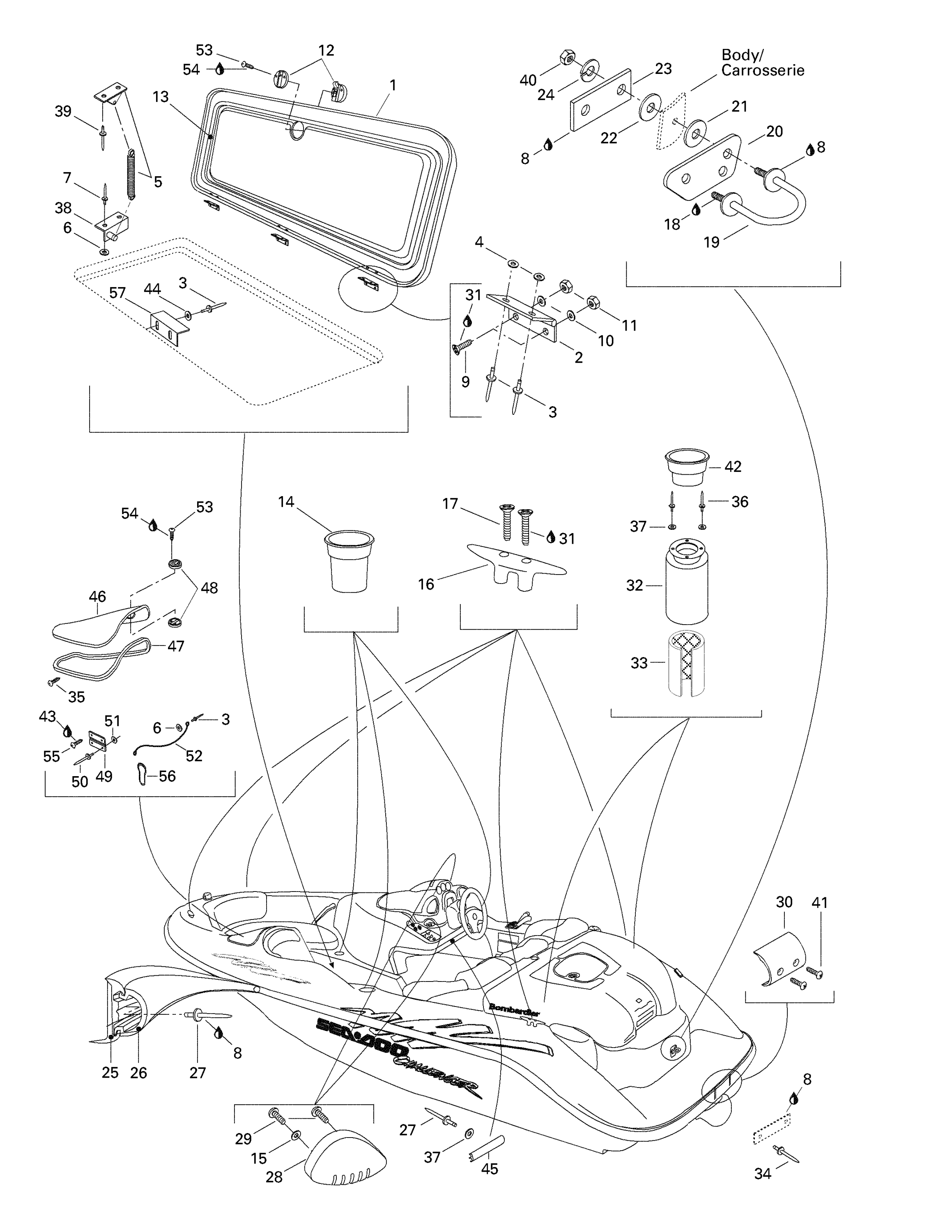 Central Cover And Accessories