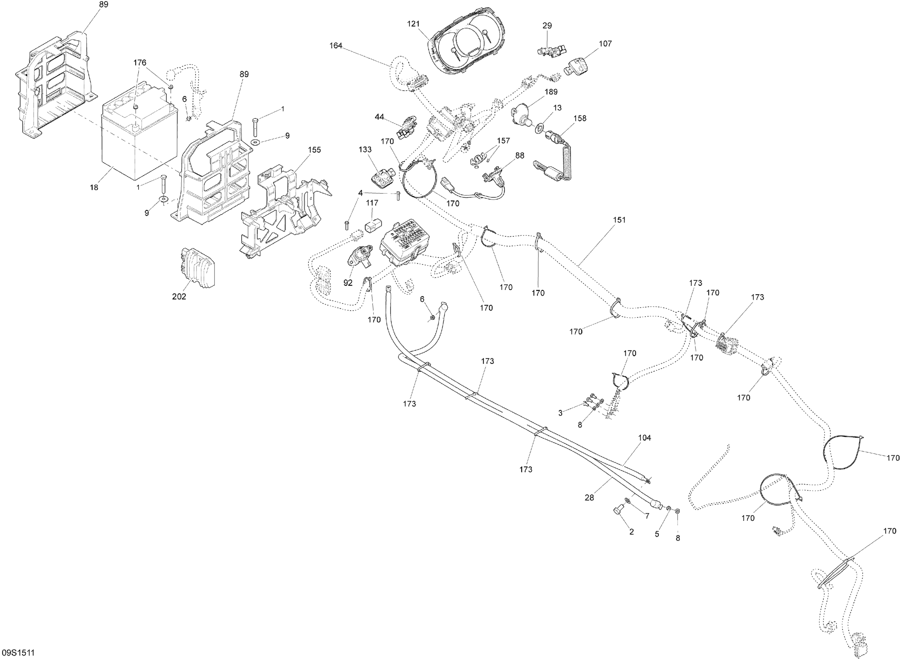 Схема узла: Electrical System _09S1511