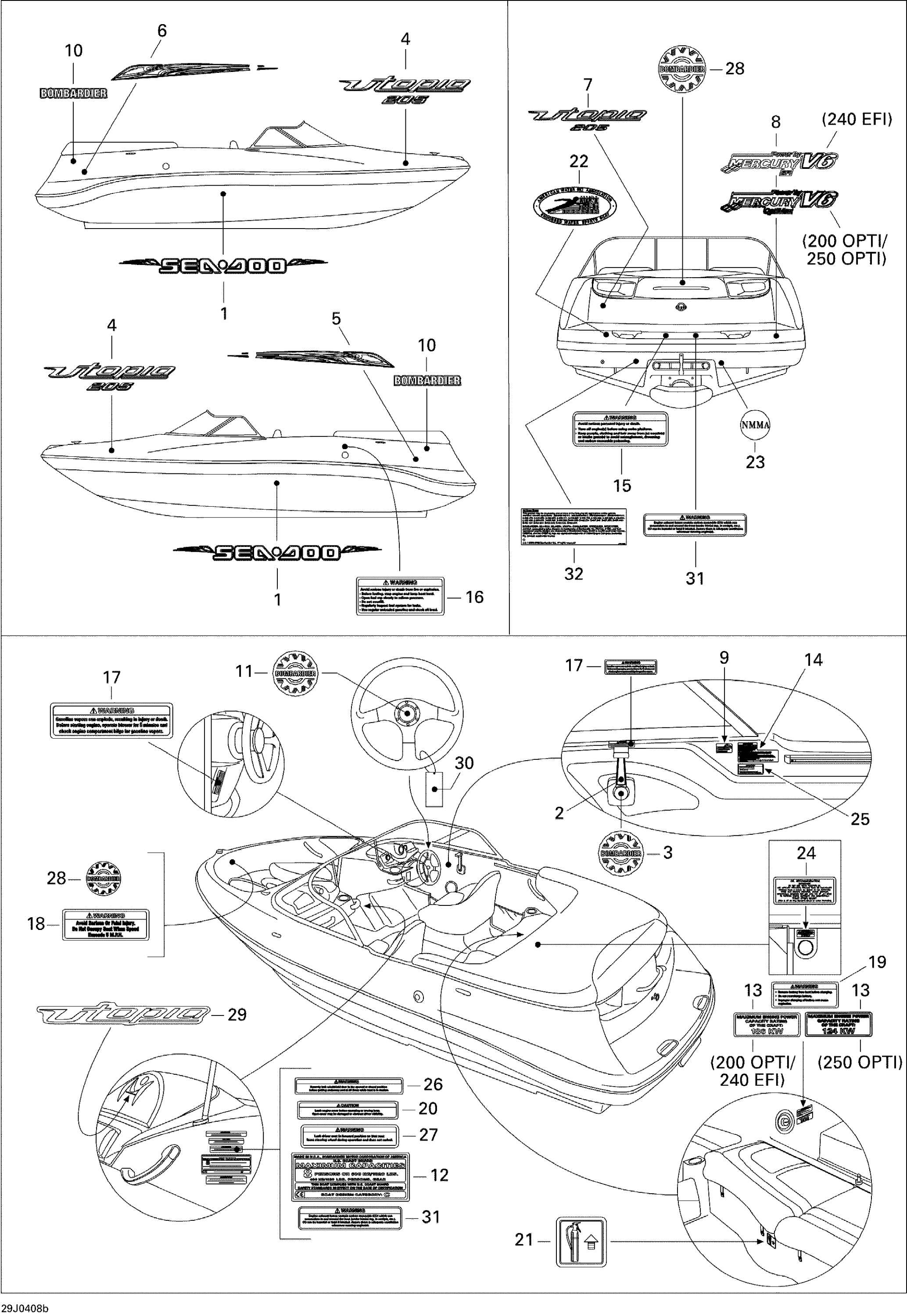 Decals, Utopia 205