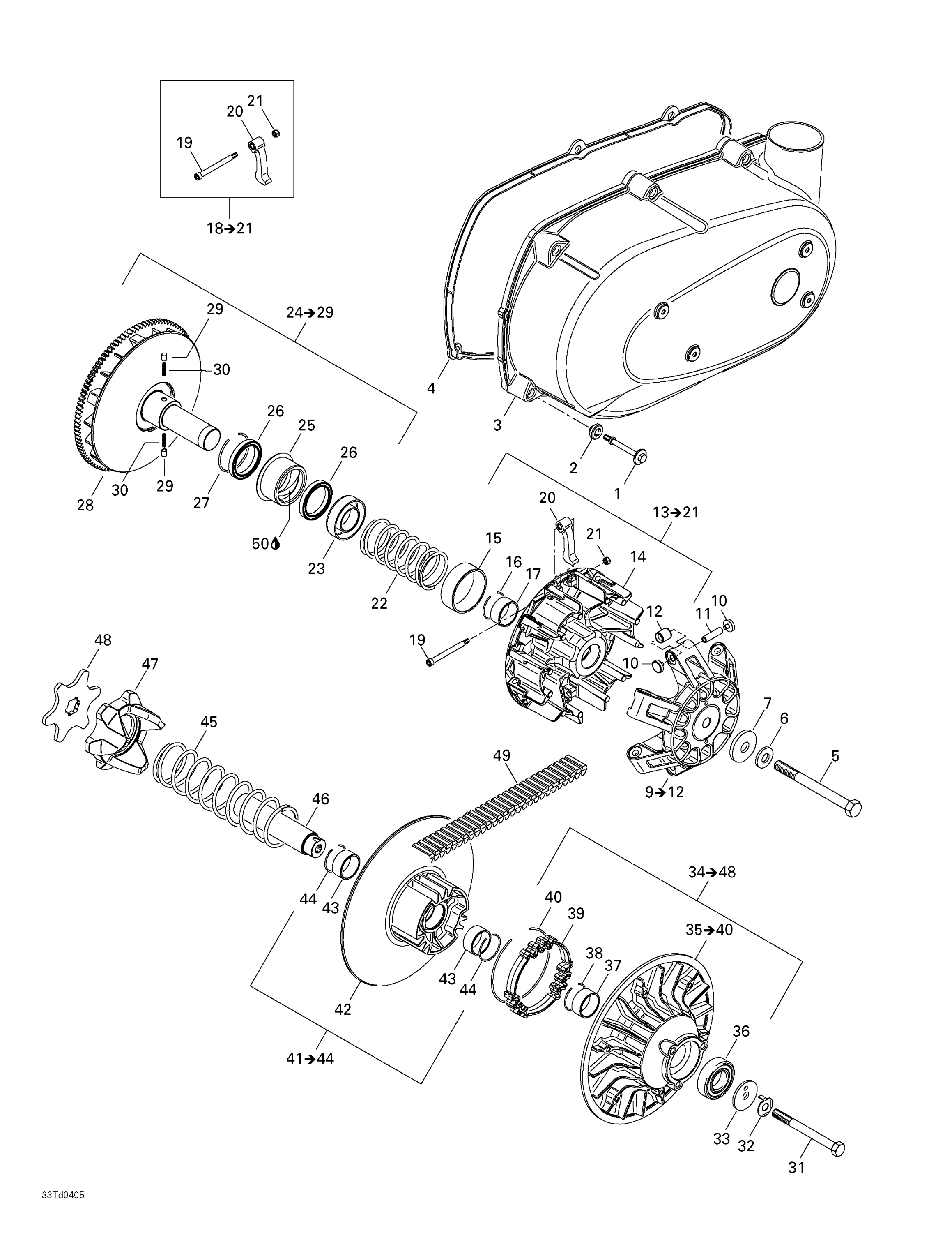 Схема узла: Belt And Engine Pulley