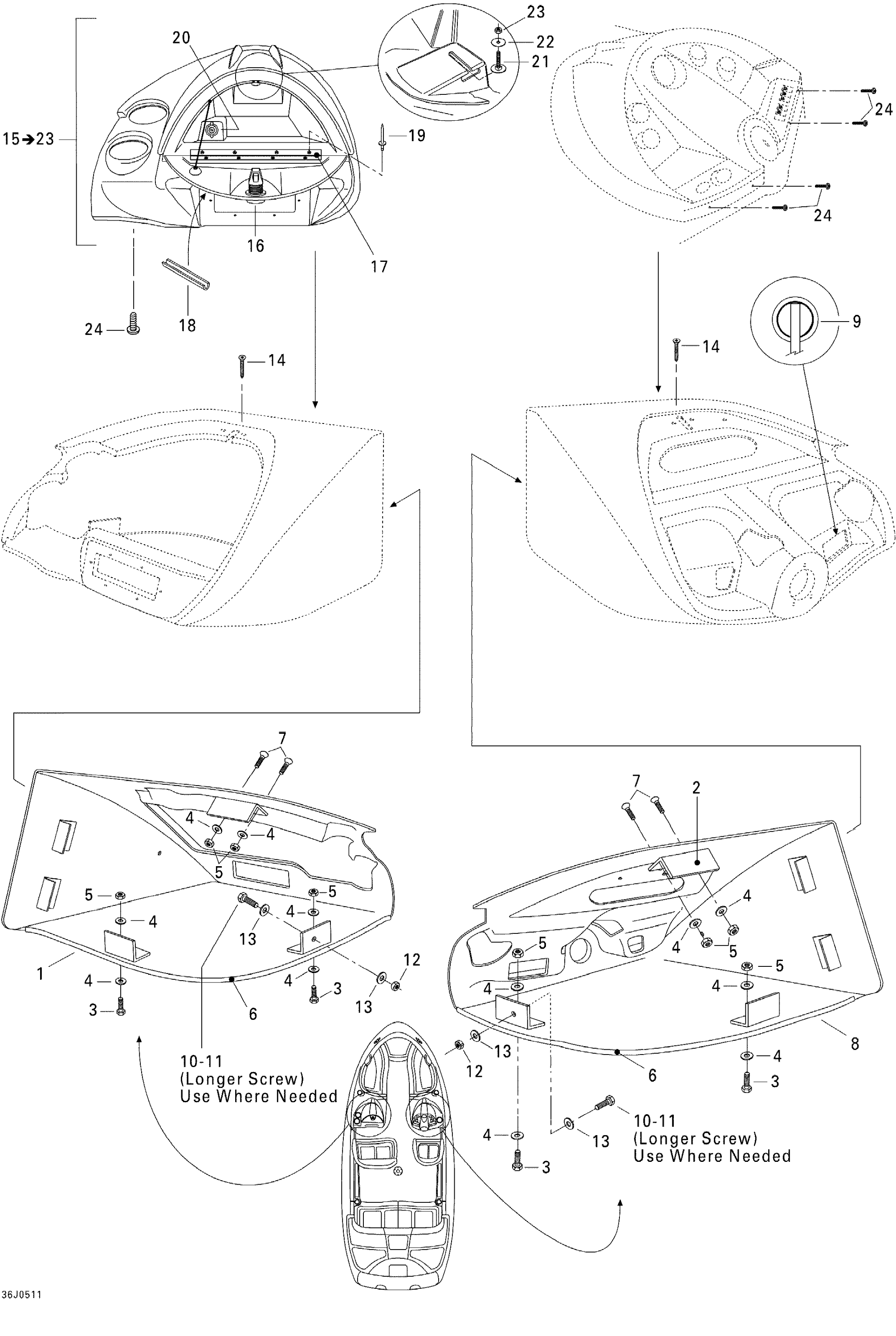 Front Console And Glove Box