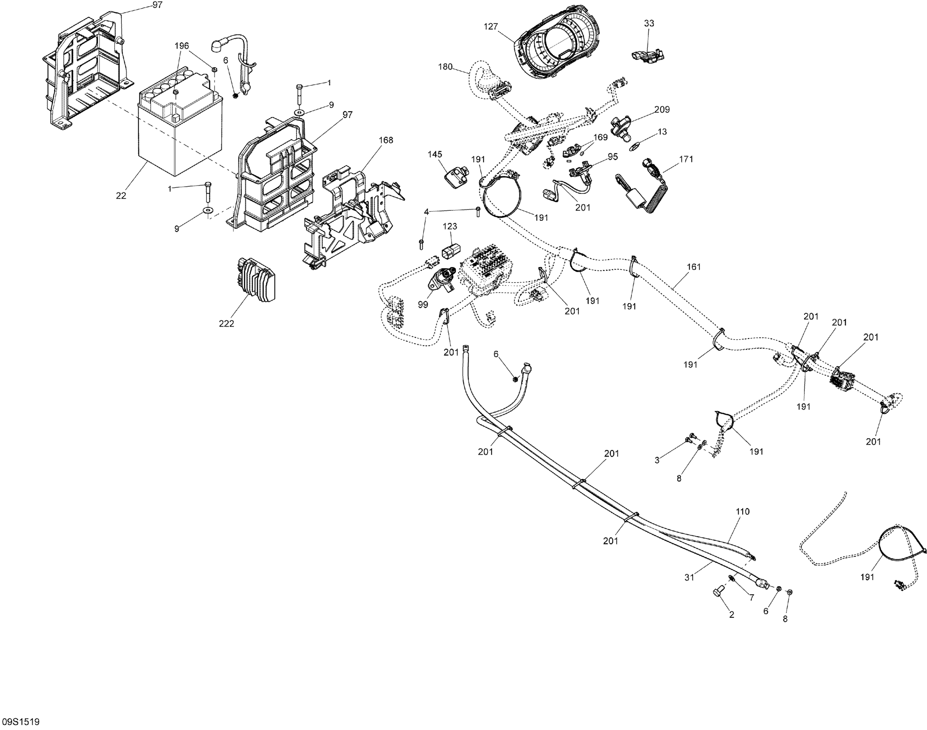 Схема узла: Electrical System _09S1519
