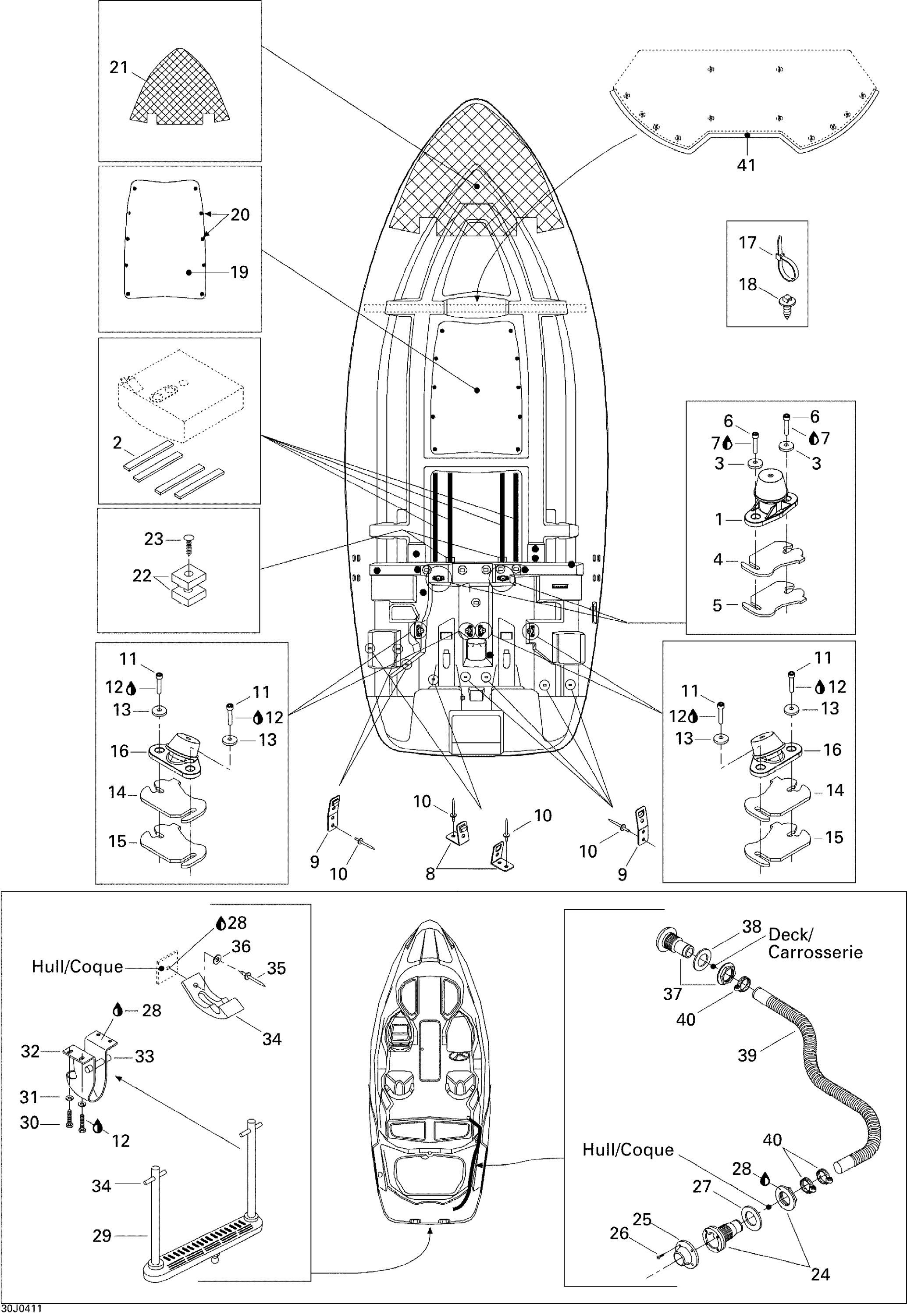 Lower Hull and Ladder
