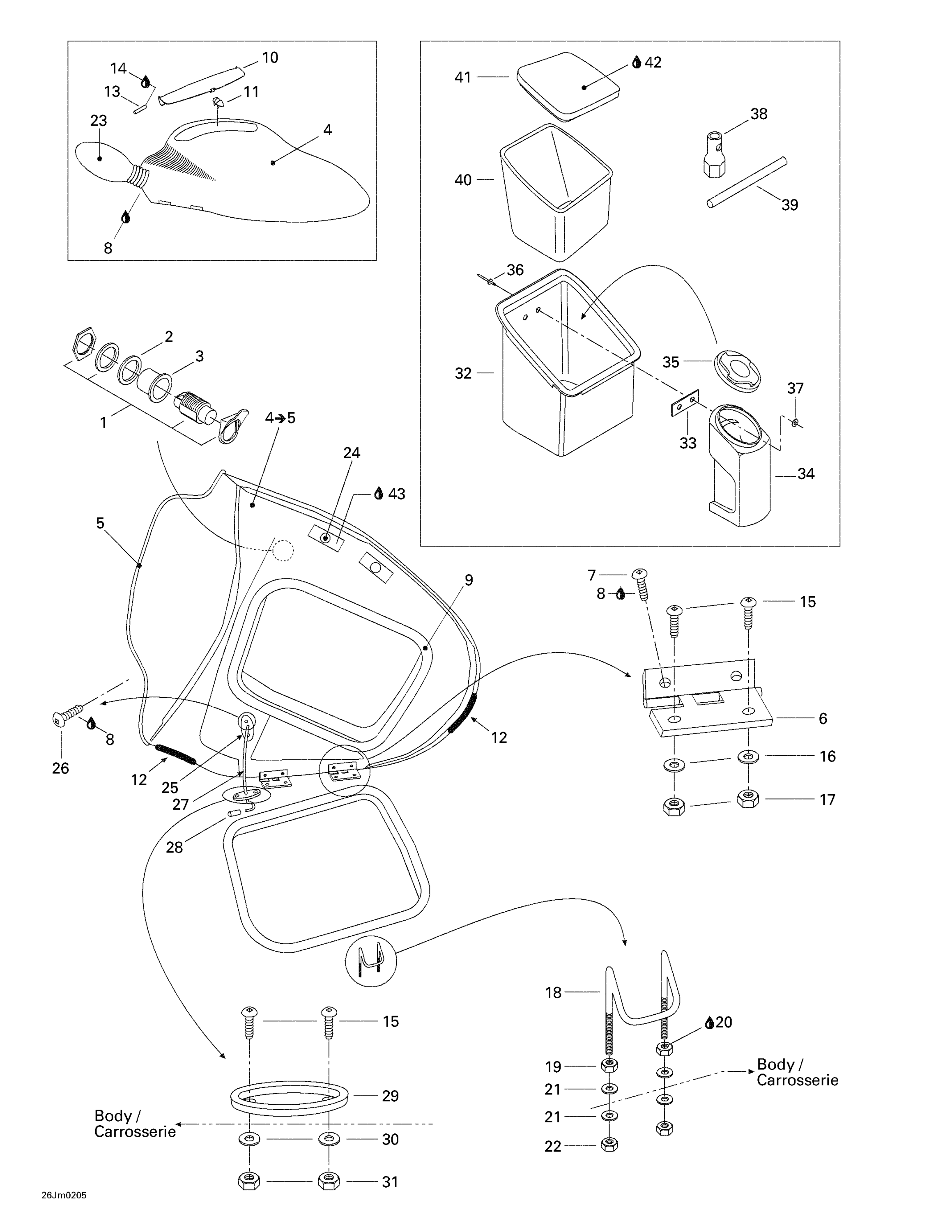 Front Storage Compartment